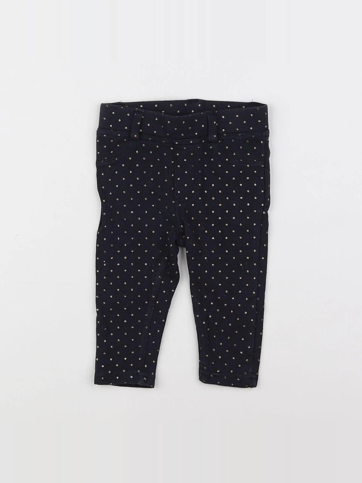 Boutchou - jegging noir - 6 mois
