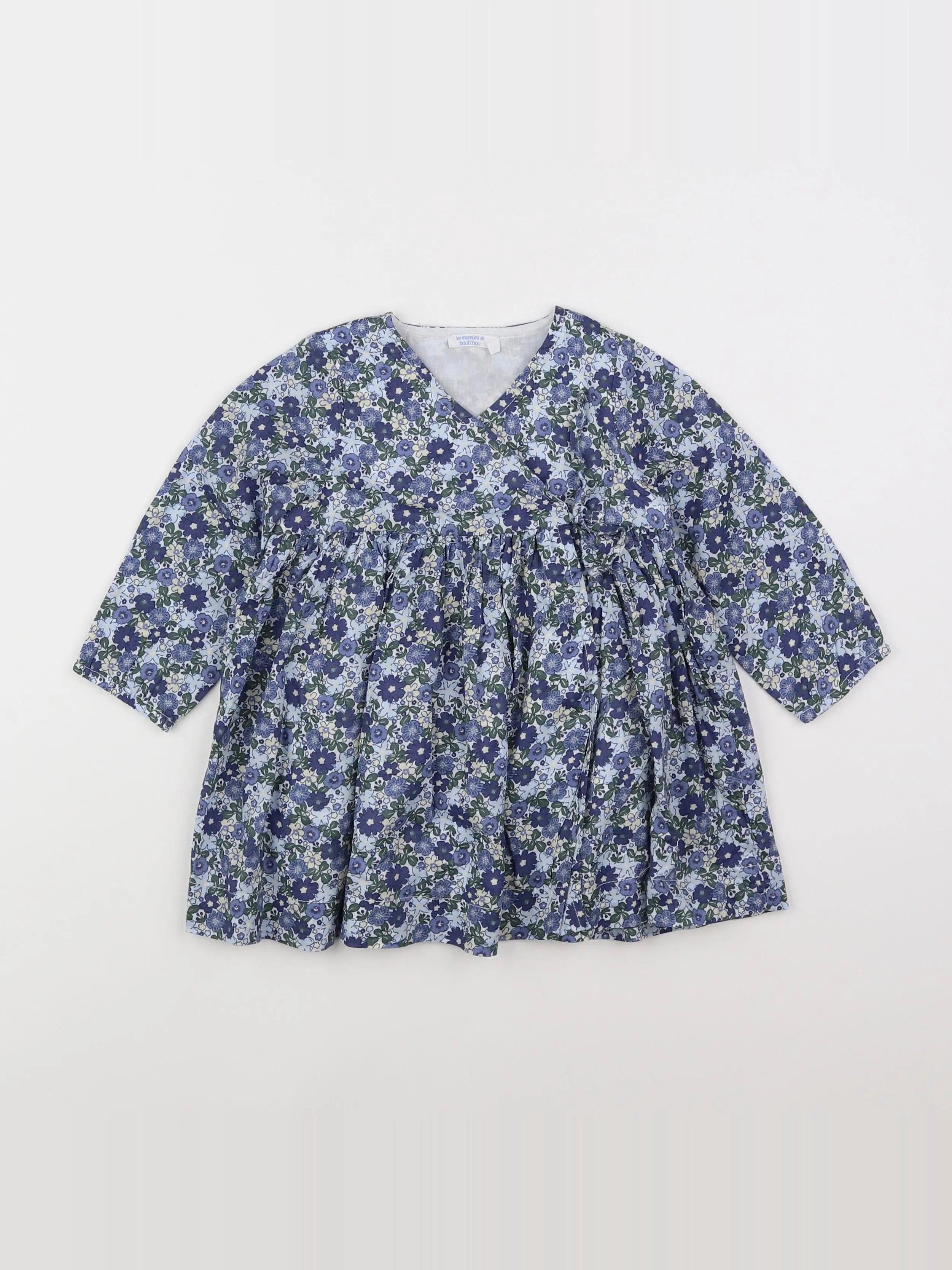 Boutchou - robe bleu - 12 mois