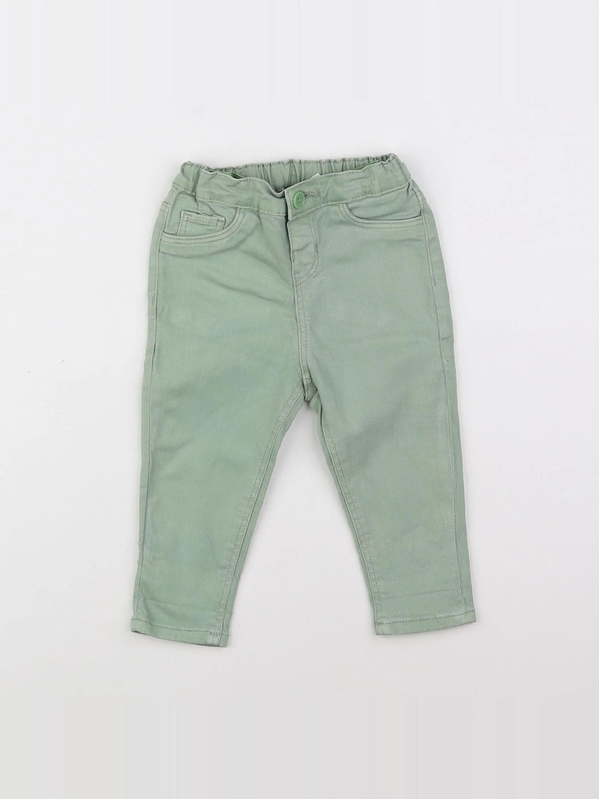 H&M - pantalon vert - 9 mois