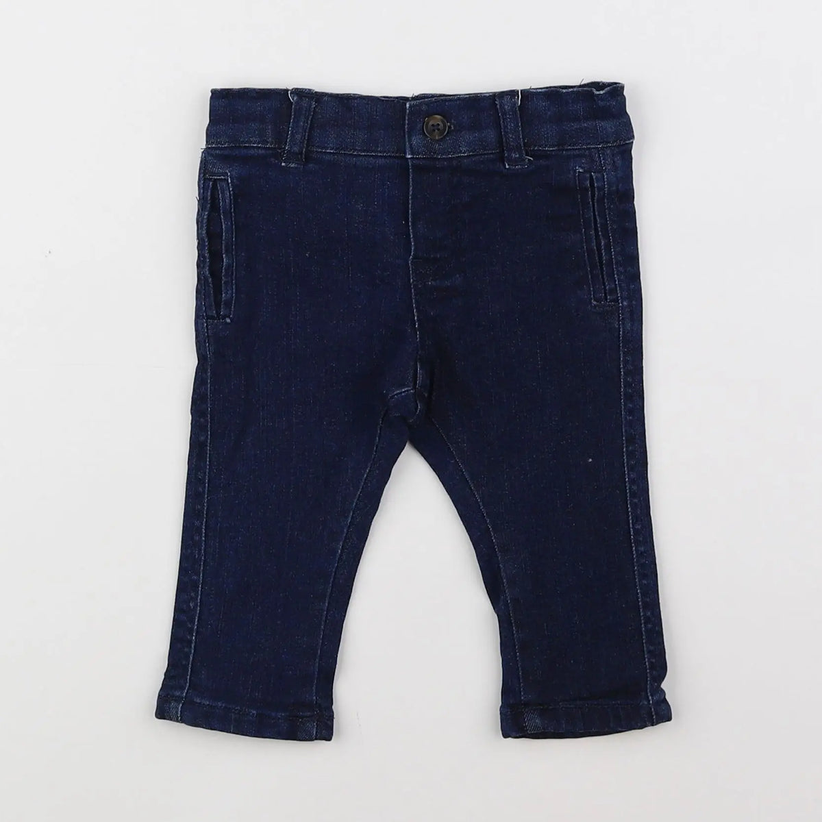 Vertbaudet - jean bleu - 3 mois