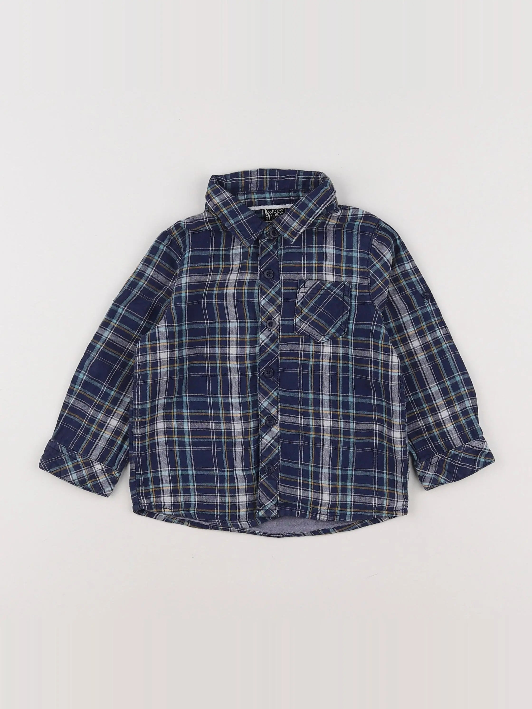 Tape à l'oeil - chemise bleu, multicolore - 2 ans