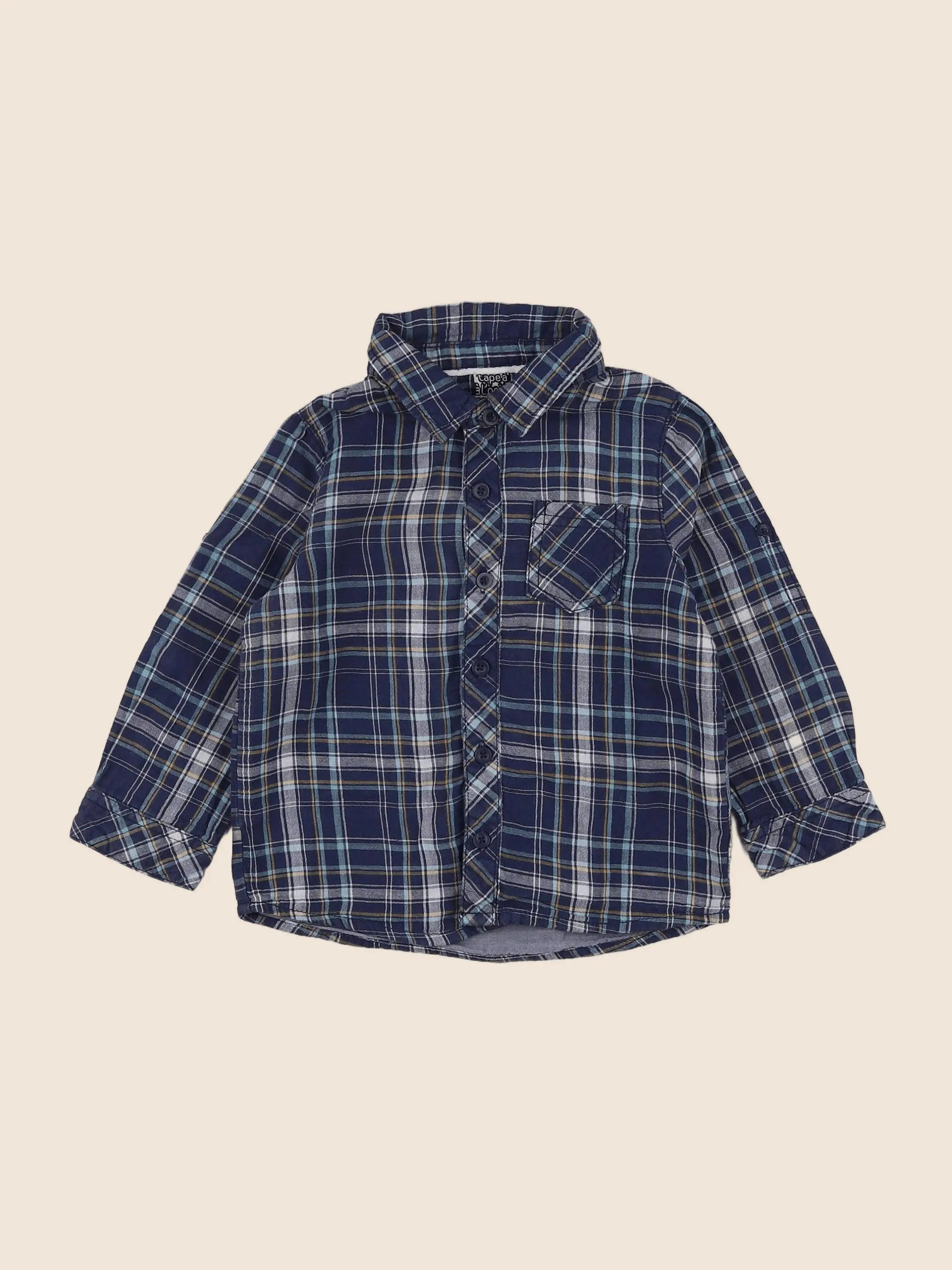 Tape à l'oeil - chemise bleu, multicolore - 2 ans