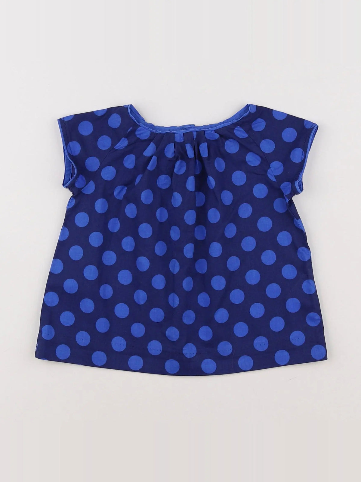 Jacadi - blouse bleu - 12 mois