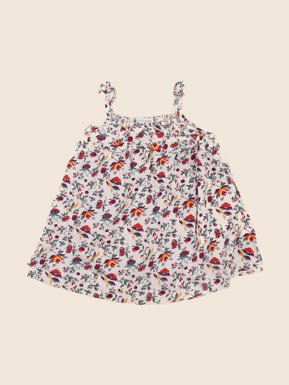 Vertbaudet - robe multicolore - 18 mois