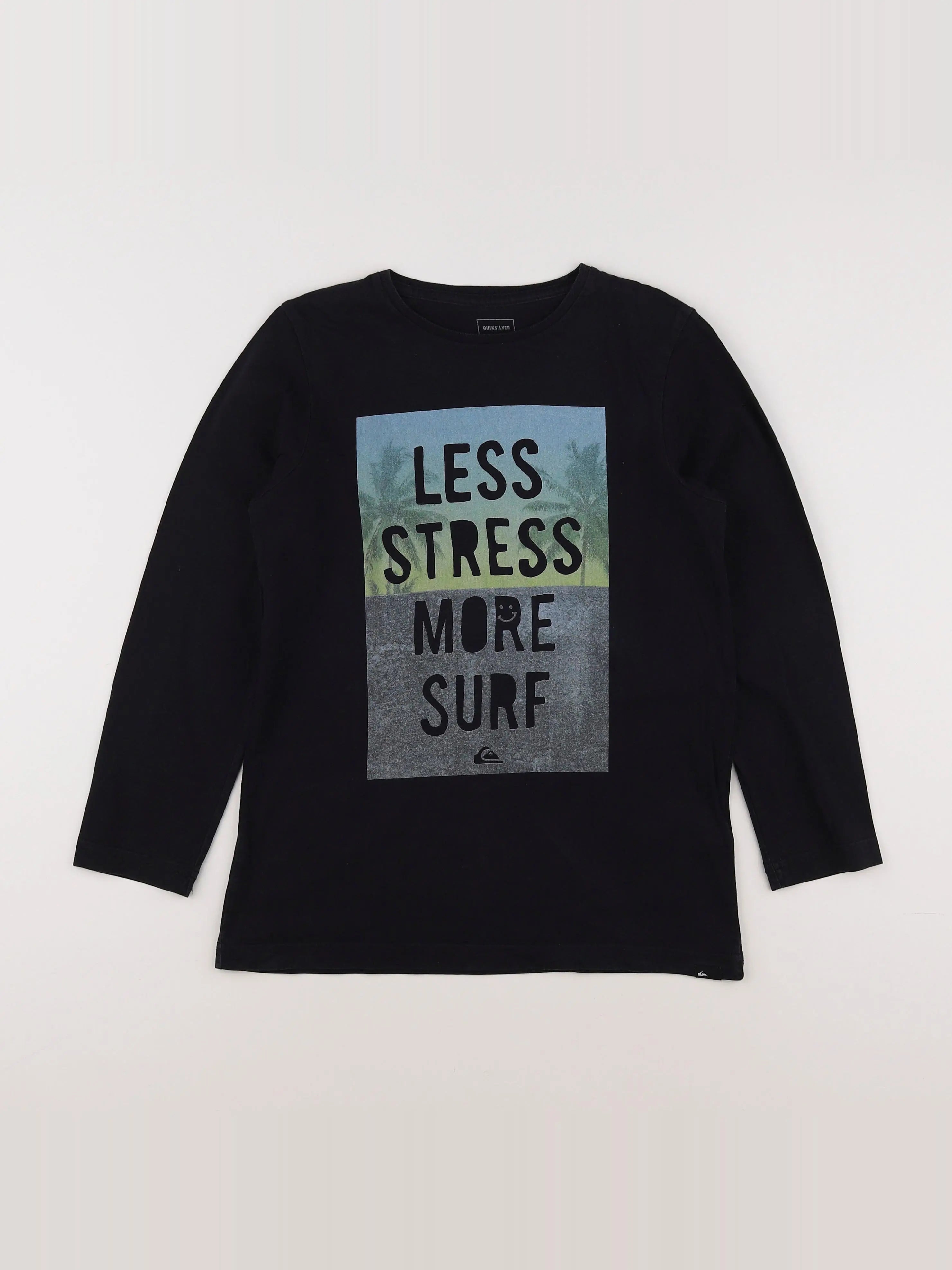 Quicksilver - tee-shirt noir - 10 ans