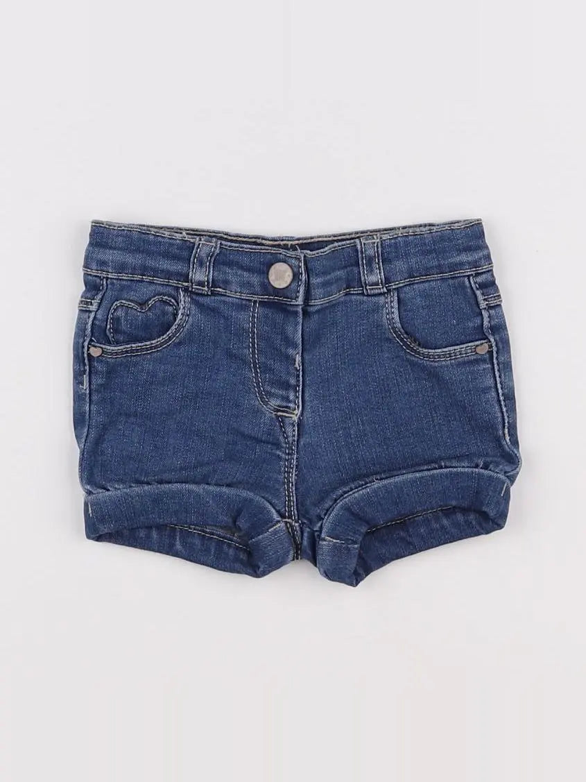 Tape à l'oeil - short bleu - 6 mois
