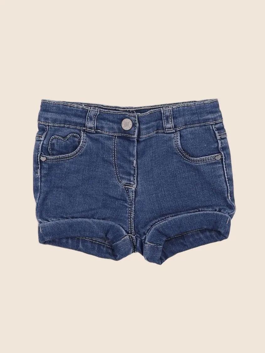 Tape à l'oeil - short bleu - 6 mois