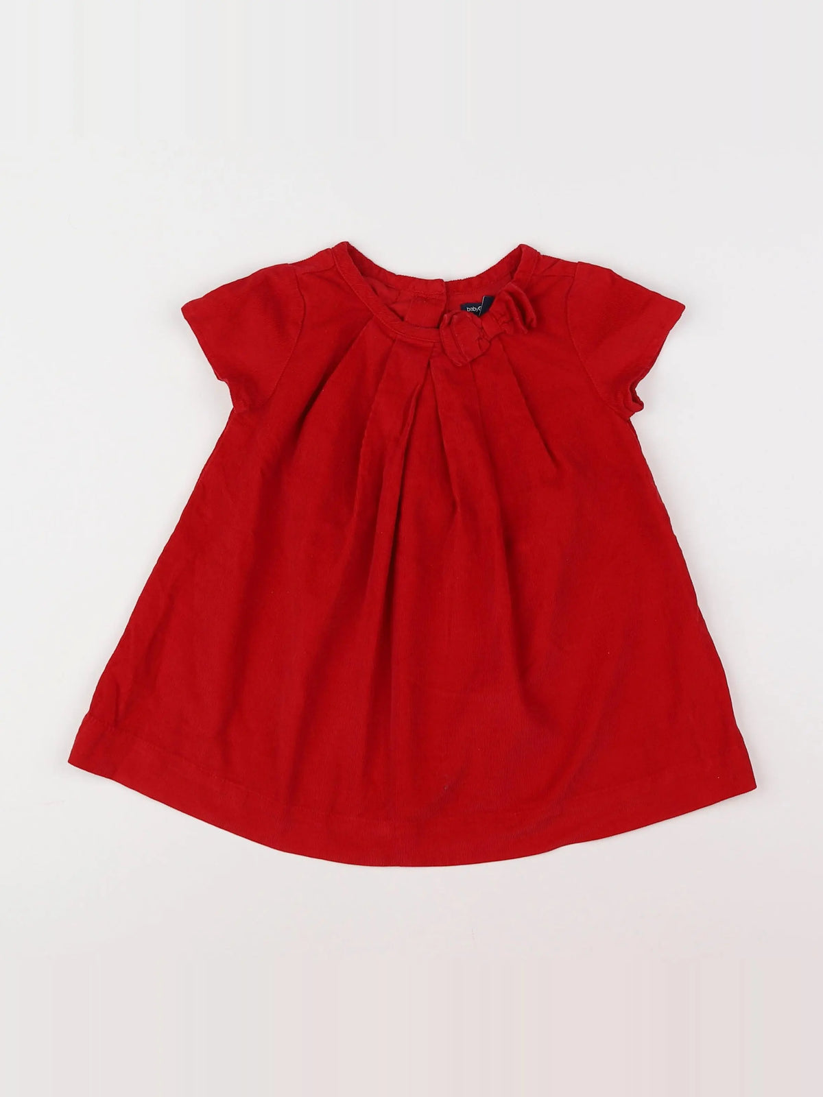 GAP - robe rouge - 12/18 mois