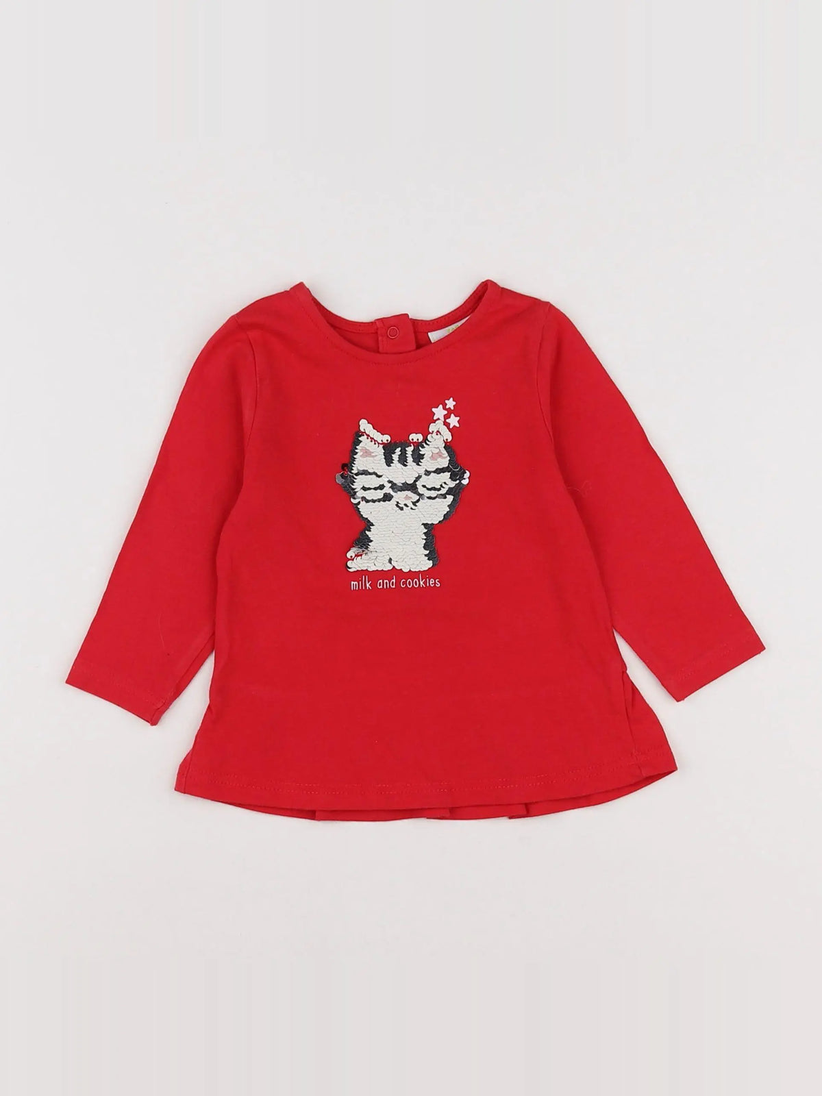 Tape à l'oeil - tee-shirt rouge - 6 mois
