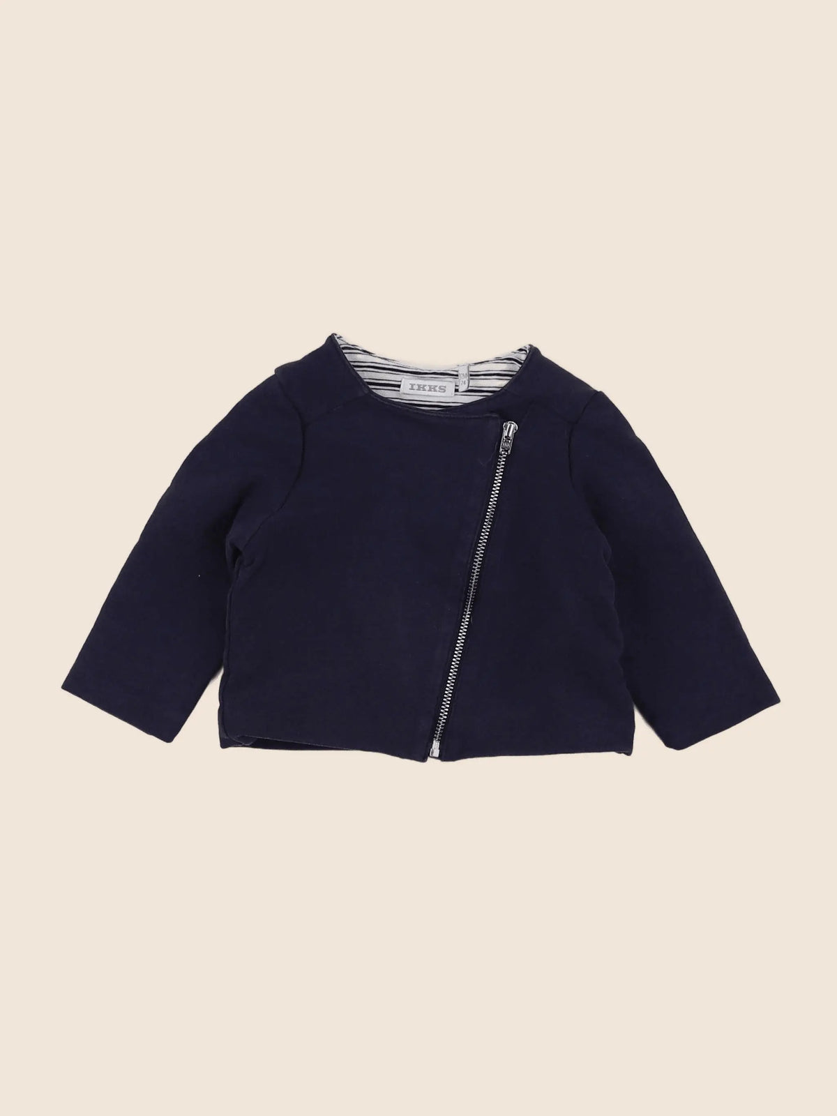 IKKS - sweat bleu - 12 mois