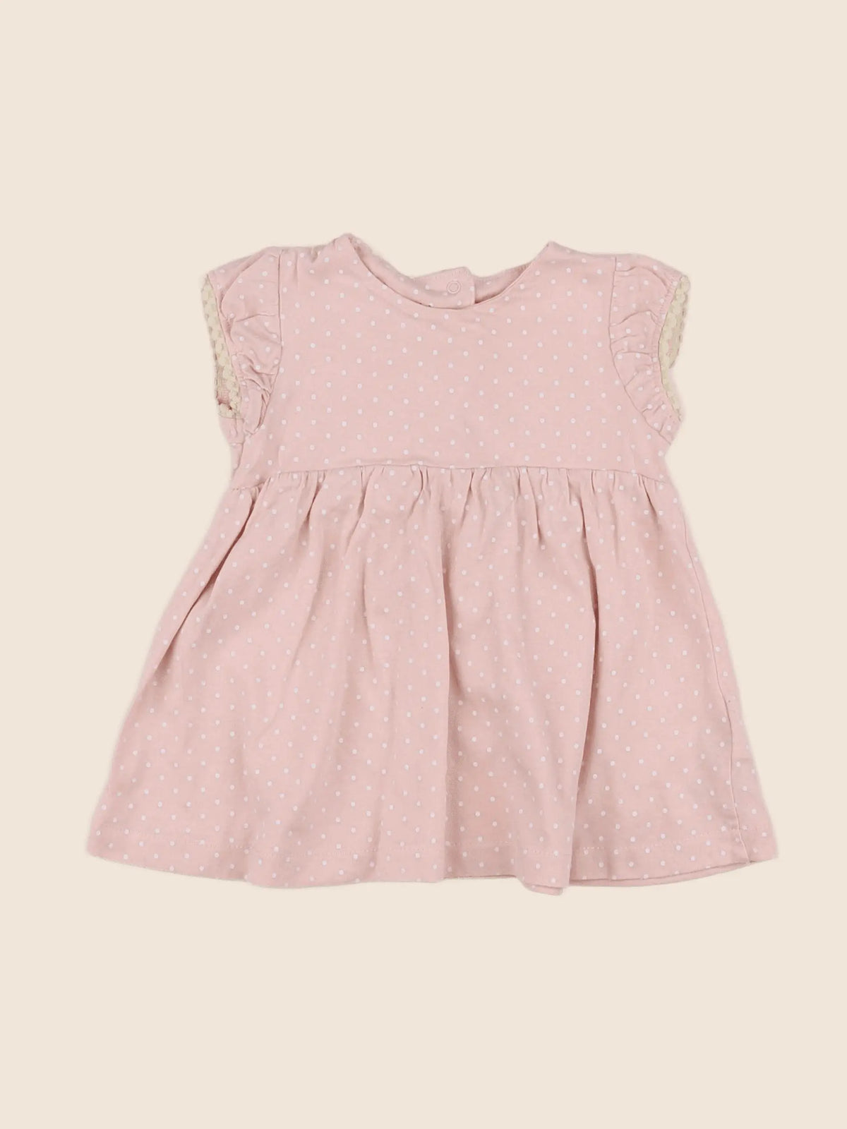 Vertbaudet - robe rose - 9 mois