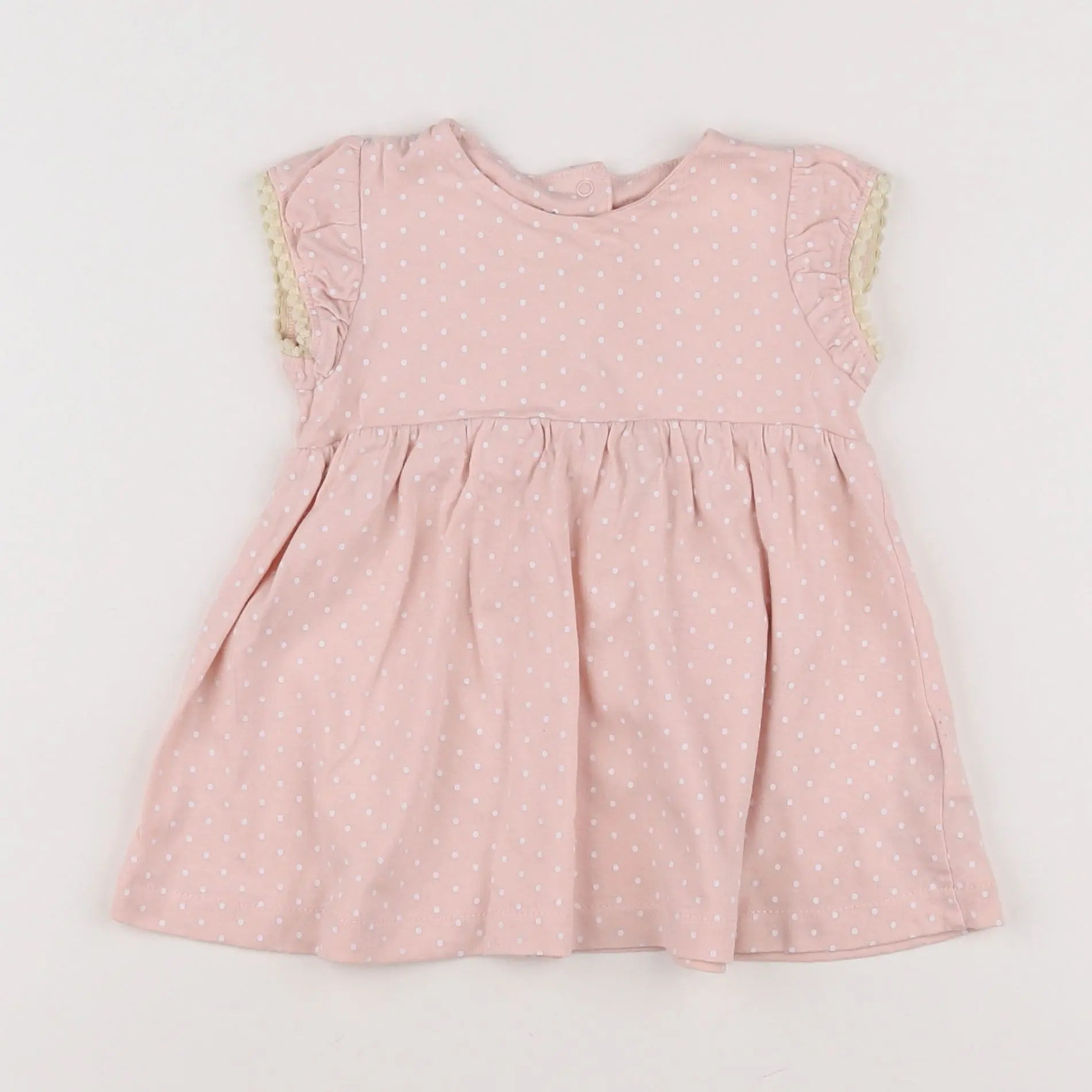 Vertbaudet - robe rose - 9 mois