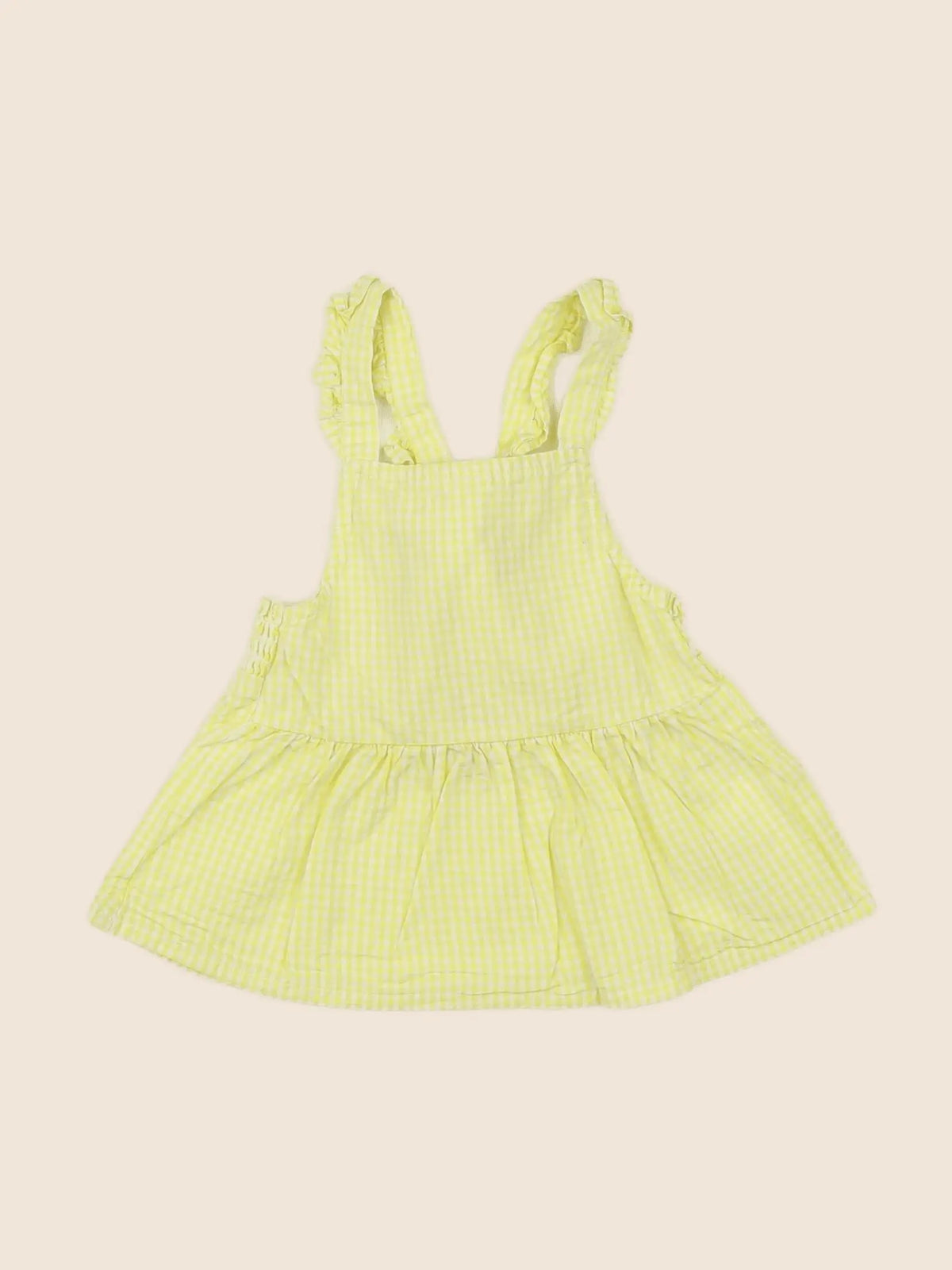 Tape à l'oeil - robe blanc, jaune - 3 mois