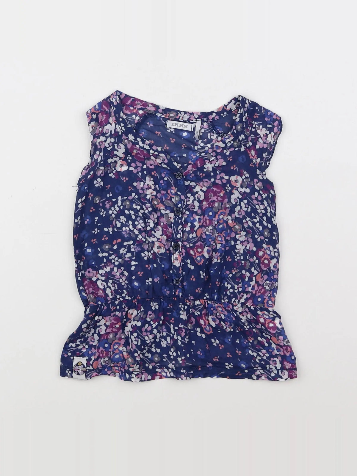 IKKS - blouse violet - 6 mois