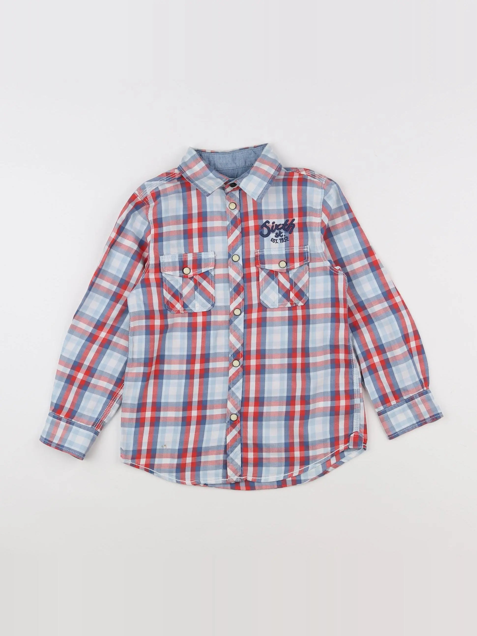 H&M - chemise multicolore - 6/7 ans