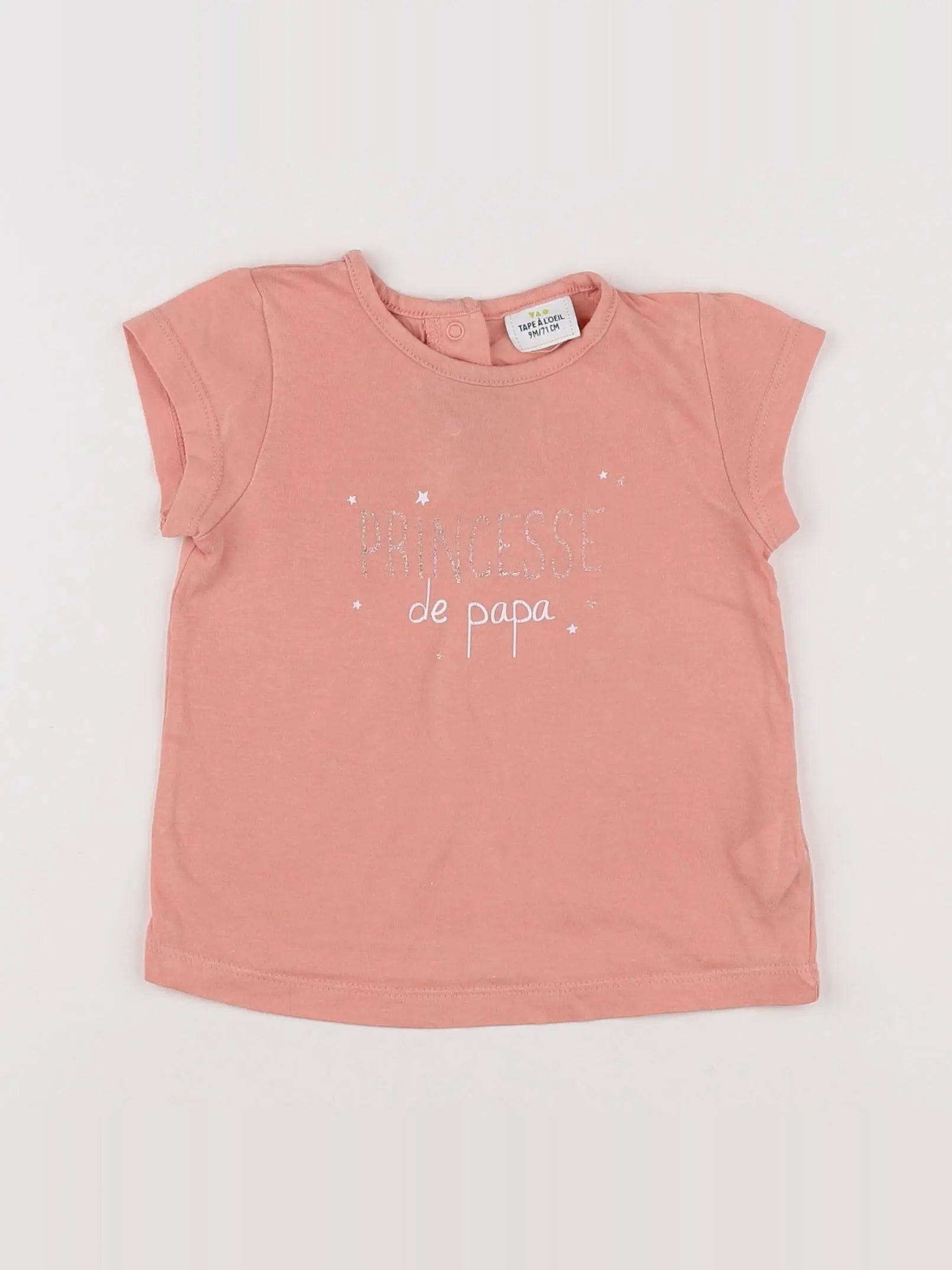 Tape à l'oeil - tee-shirt rose - 9 mois