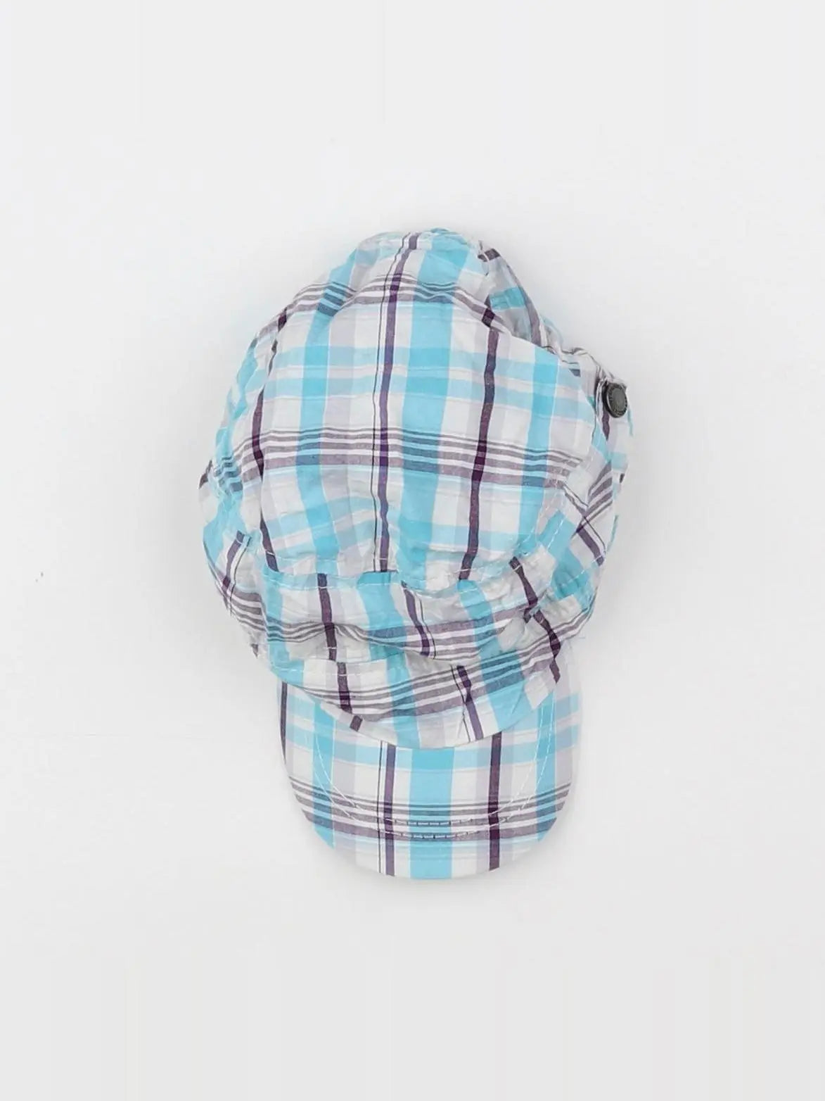 Vertbaudet - casquette blanc, bleu, violet - 12 mois