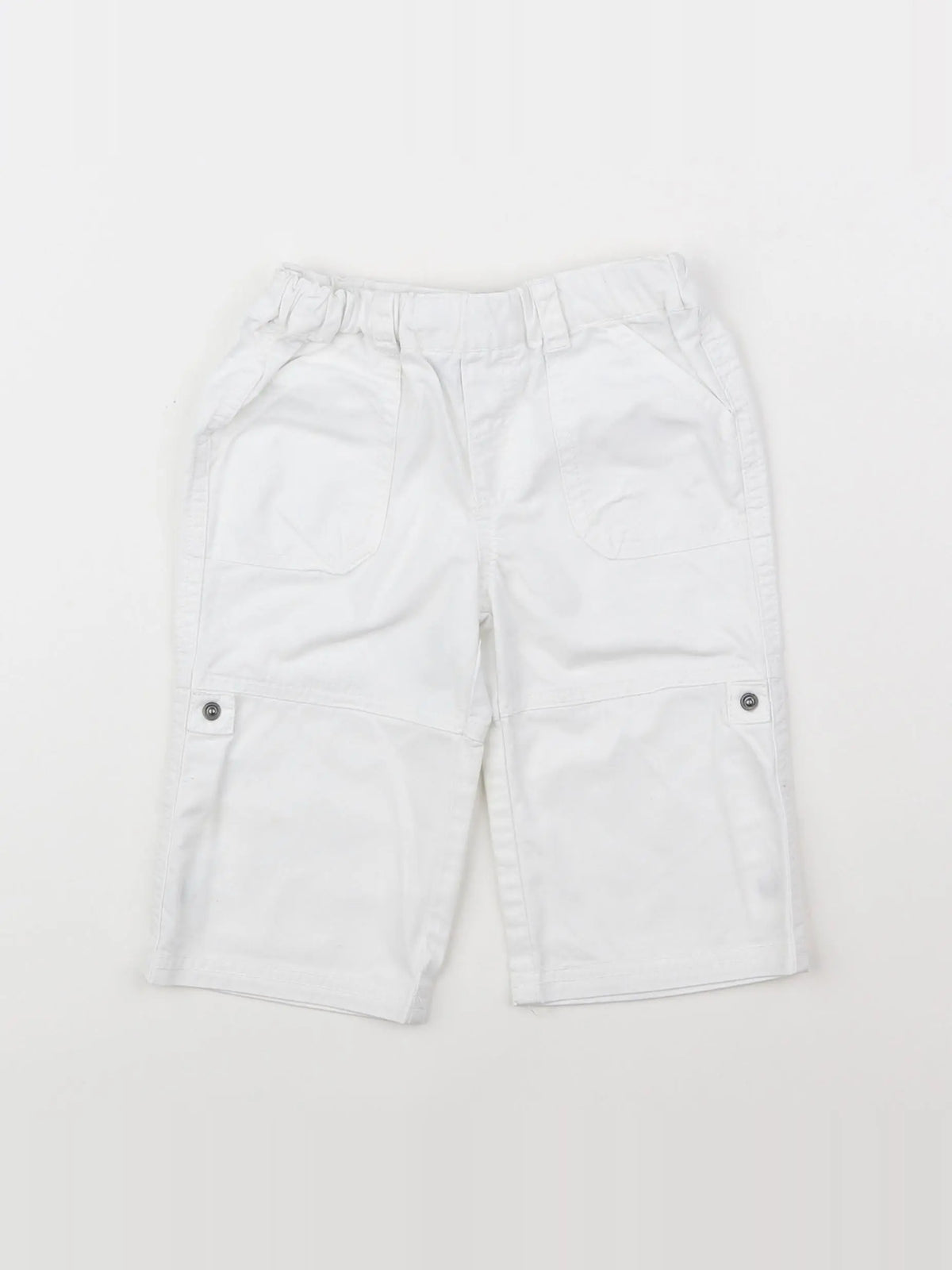 Vertbaudet - pantalon blanc - 12 mois