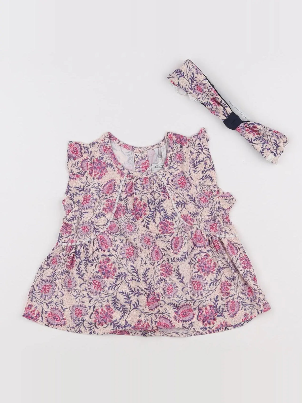 IKKS - ensemble rose (état neuf) - 12 mois