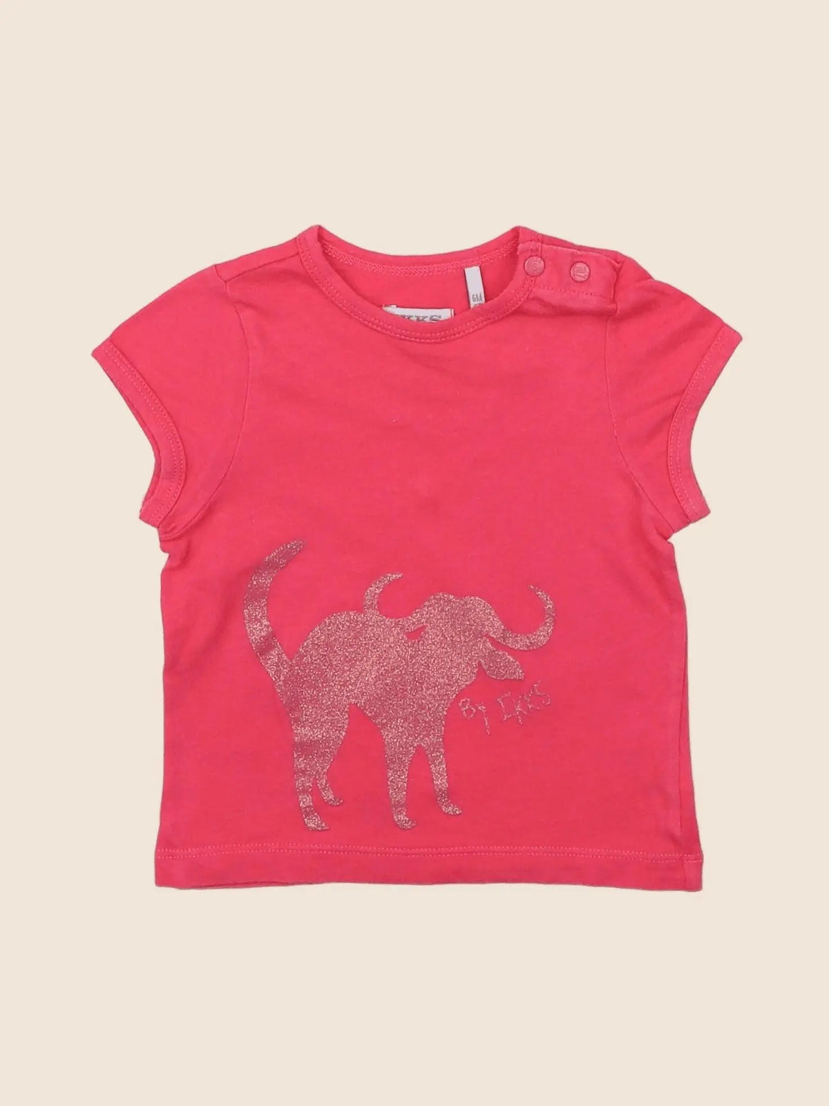 IKKS - tee-shirt rose - 6 mois