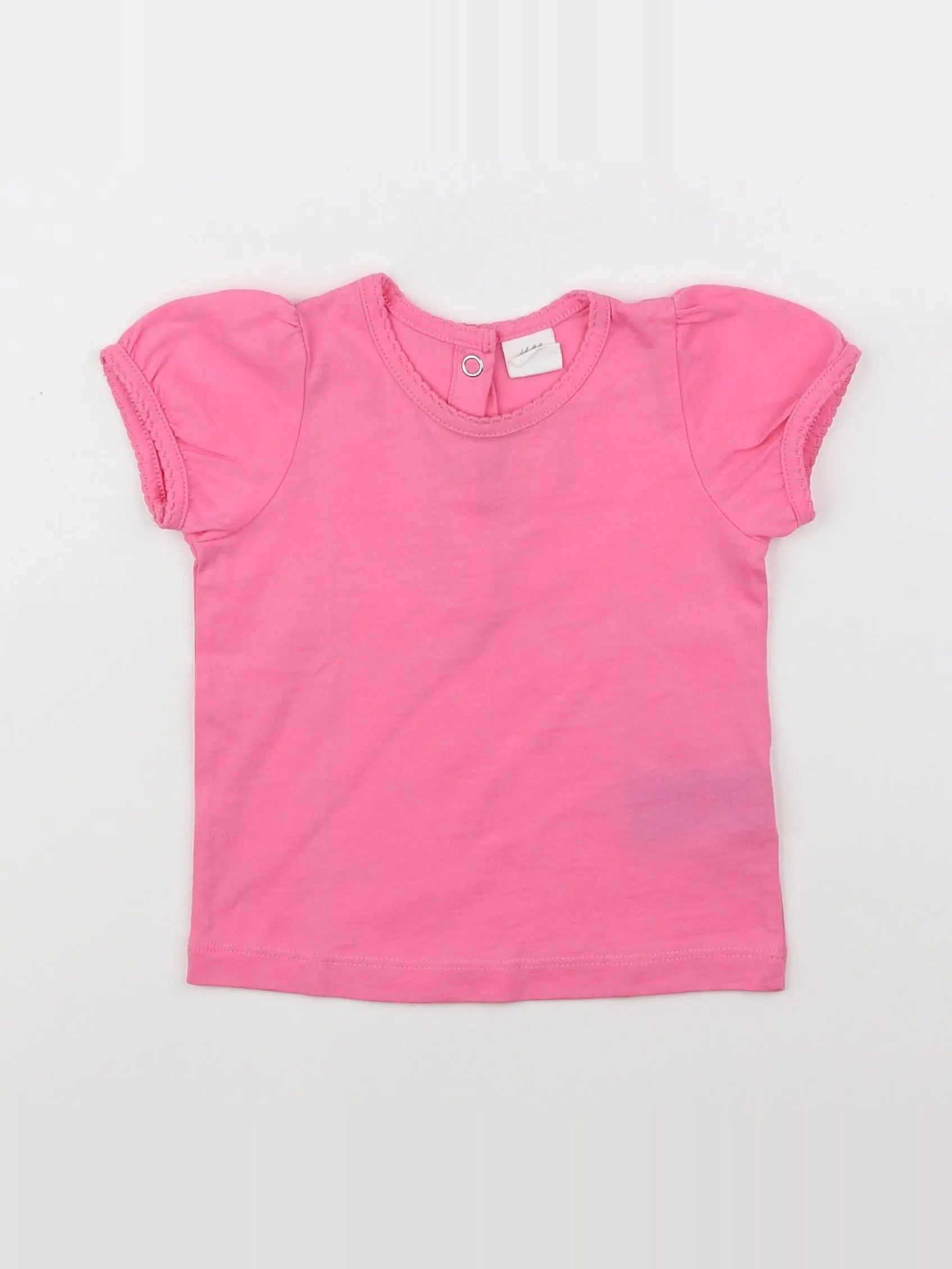 H&M - tee-shirt rose - 3/6 mois