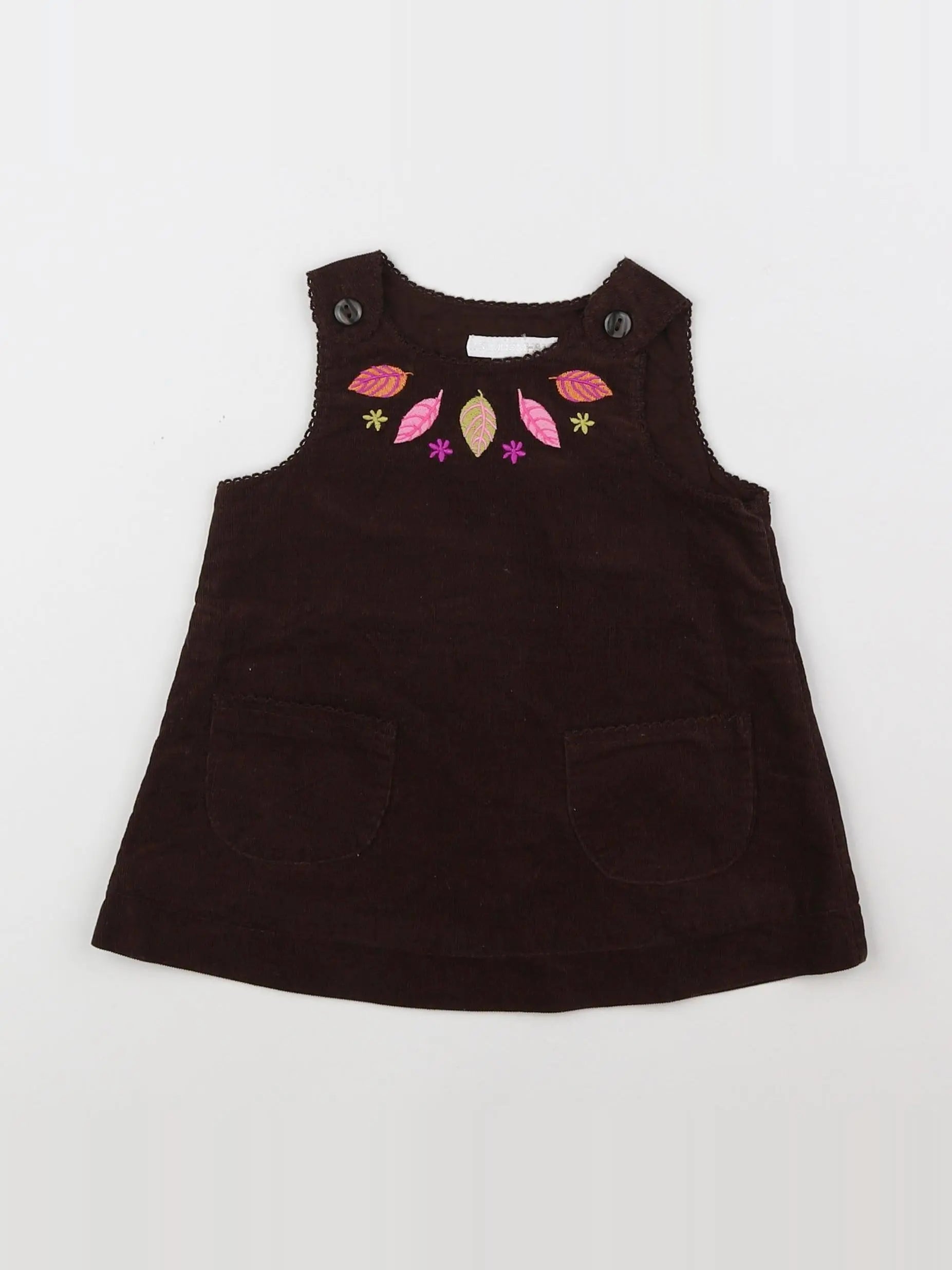 H&M - robe marron - 1/3 mois