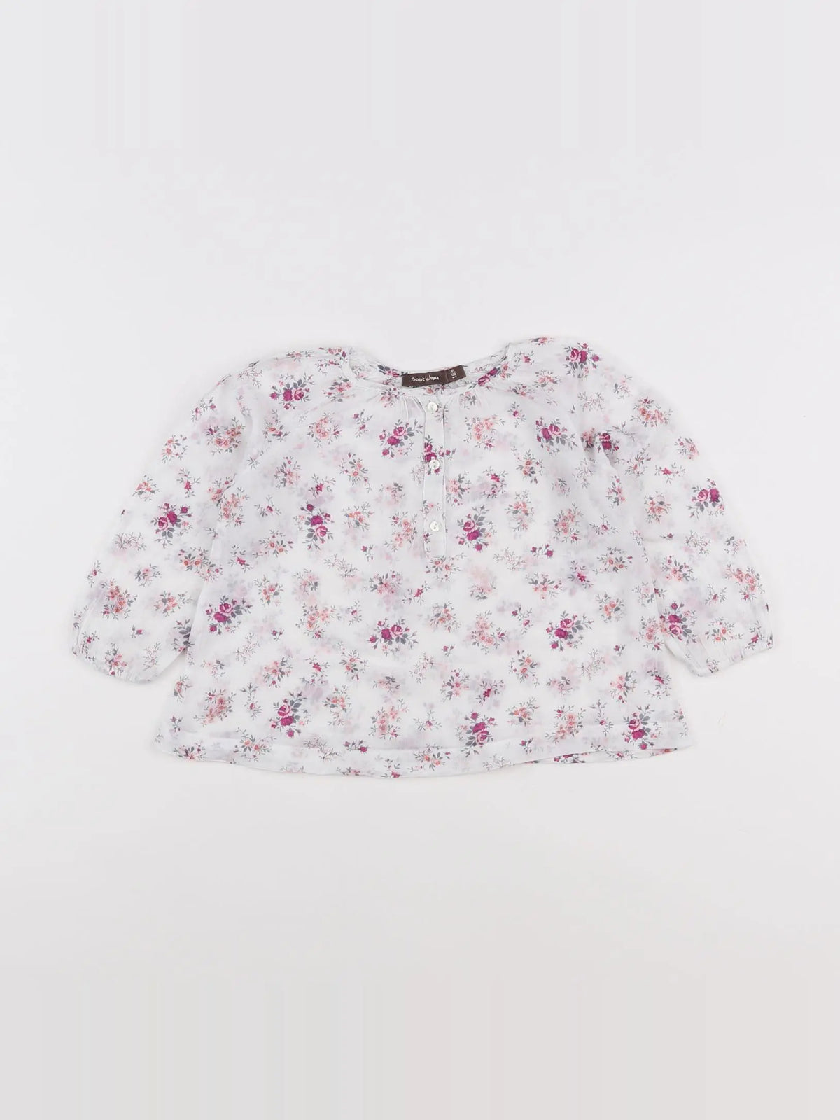 Boutchou - blouse multicolore - 18 mois