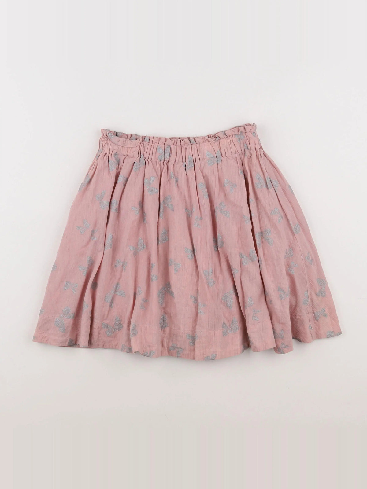 Vertbaudet - jupe rose, argent - 12 ans