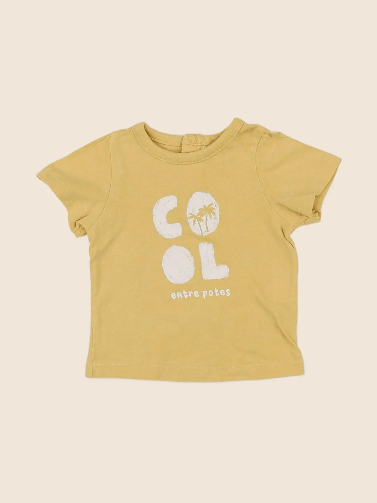 Tape à l'oeil - tee-shirt jaune - 3 mois