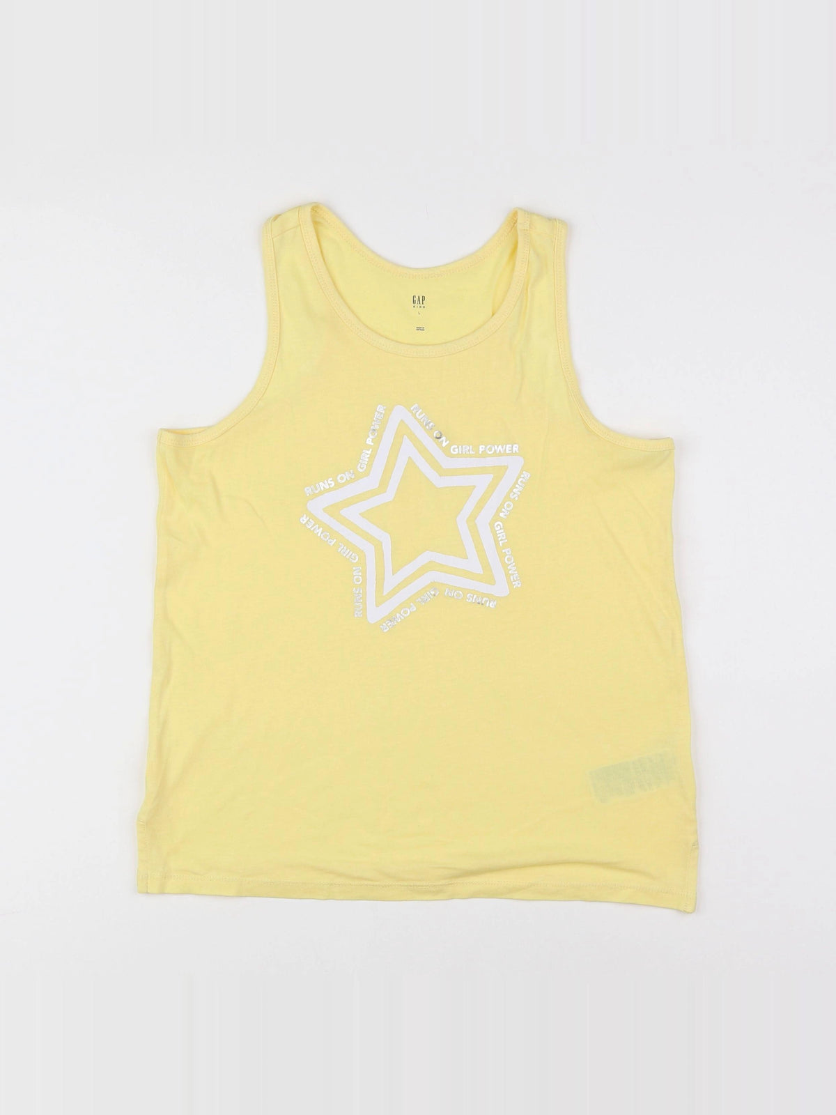 GAP - débardeur jaune - 14 ans