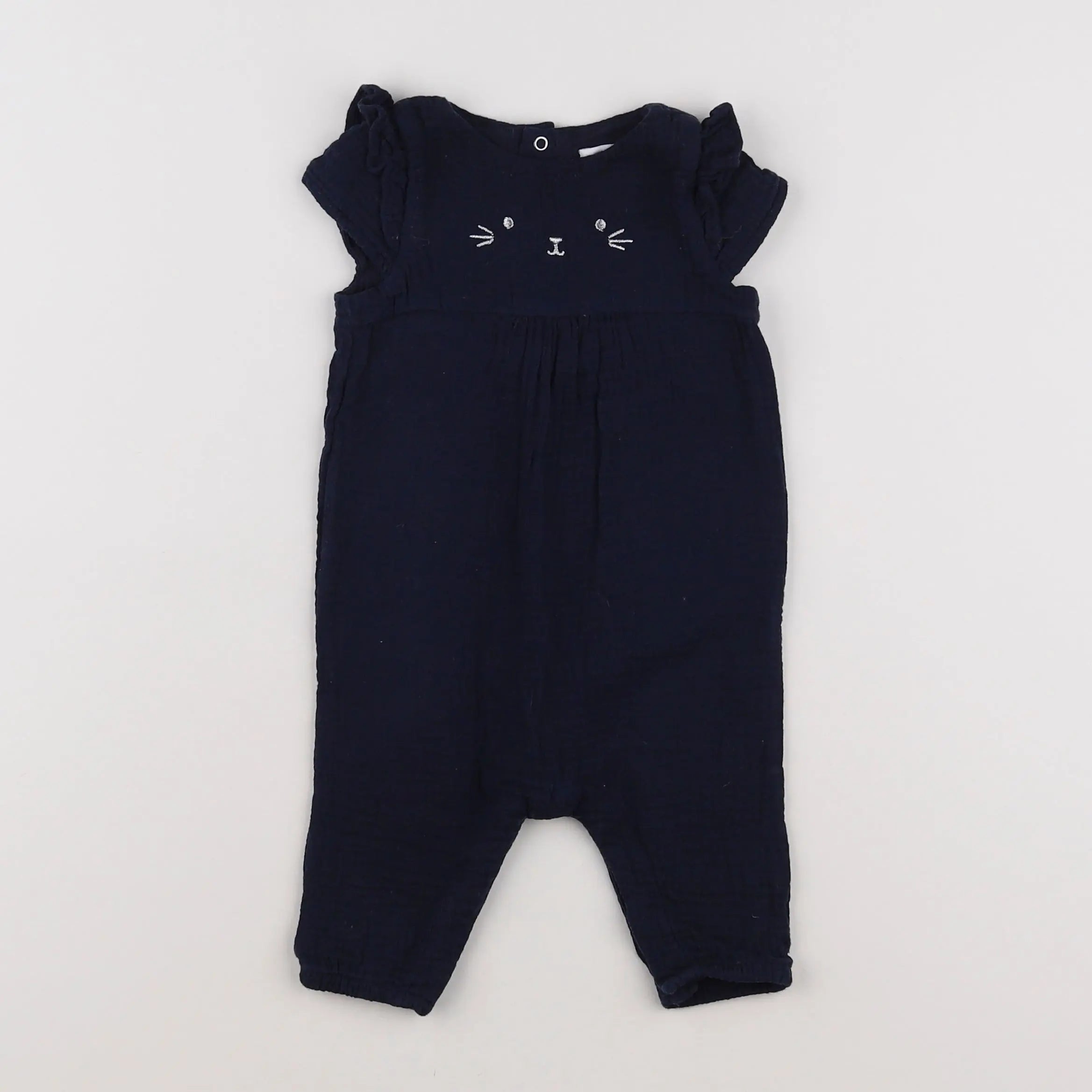 Vertbaudet - combinaison bleu - 3 mois