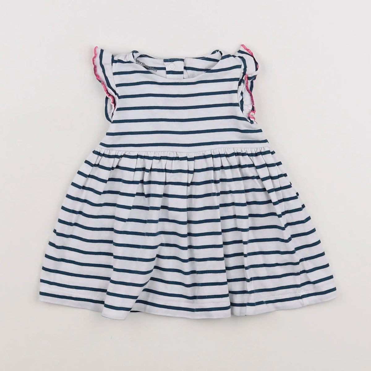 Vertbaudet - robe blanc - 6 mois
