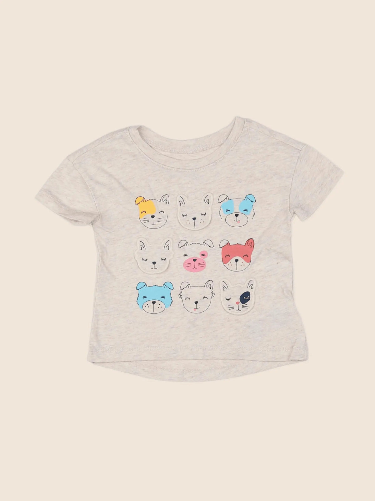 GAP - tee-shirt beige - 6/12 mois