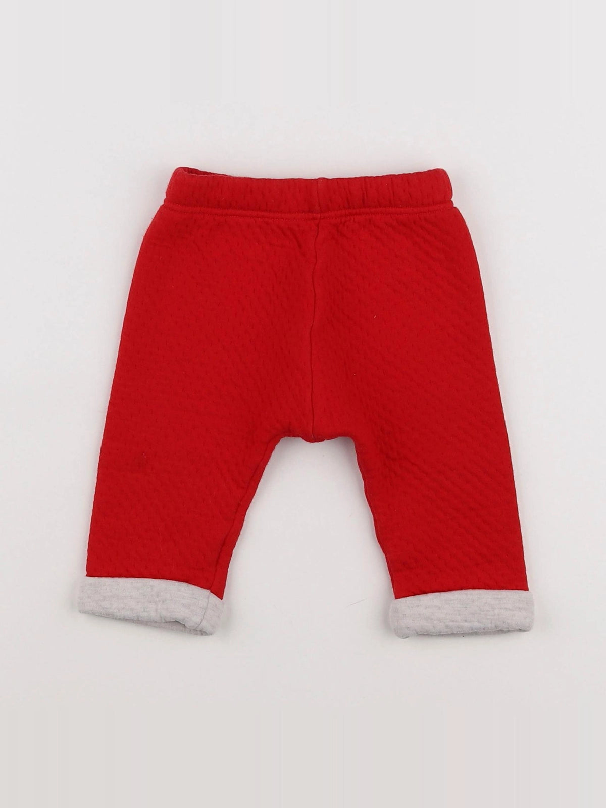 Petit Bateau - pantalon rouge - 6 mois