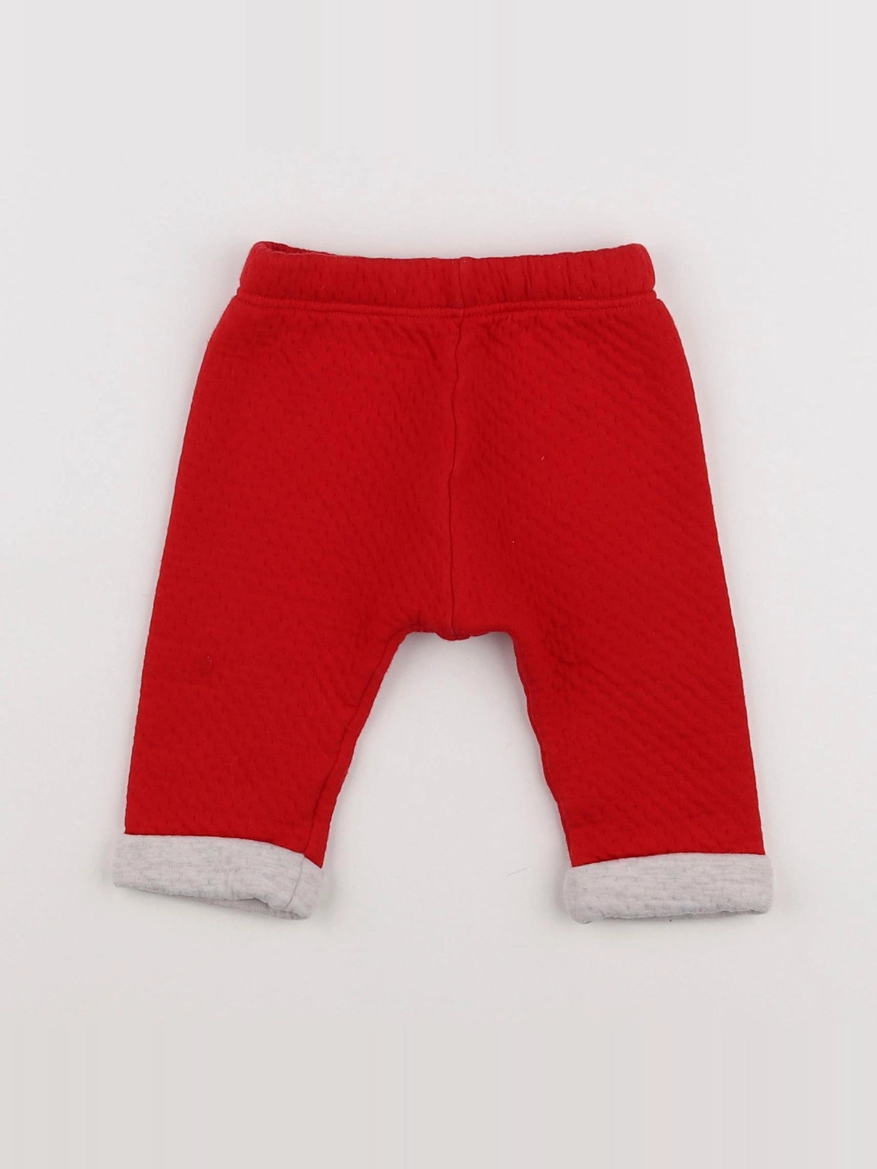 Petit Bateau - pantalon rouge - 6 mois