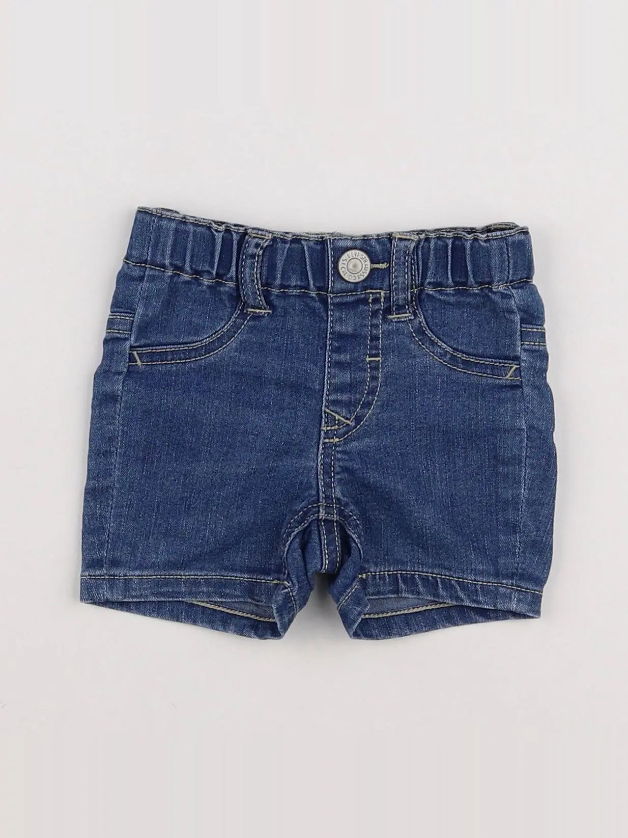 Levi's - short bleu - 6 mois