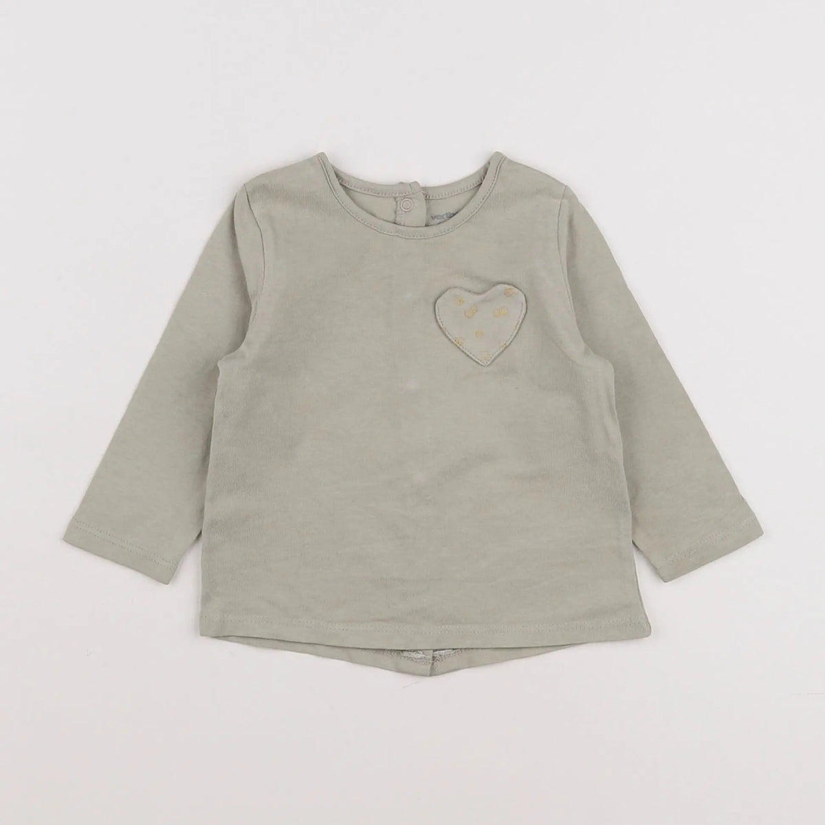 Vertbaudet - tee-shirt vert - 6 mois