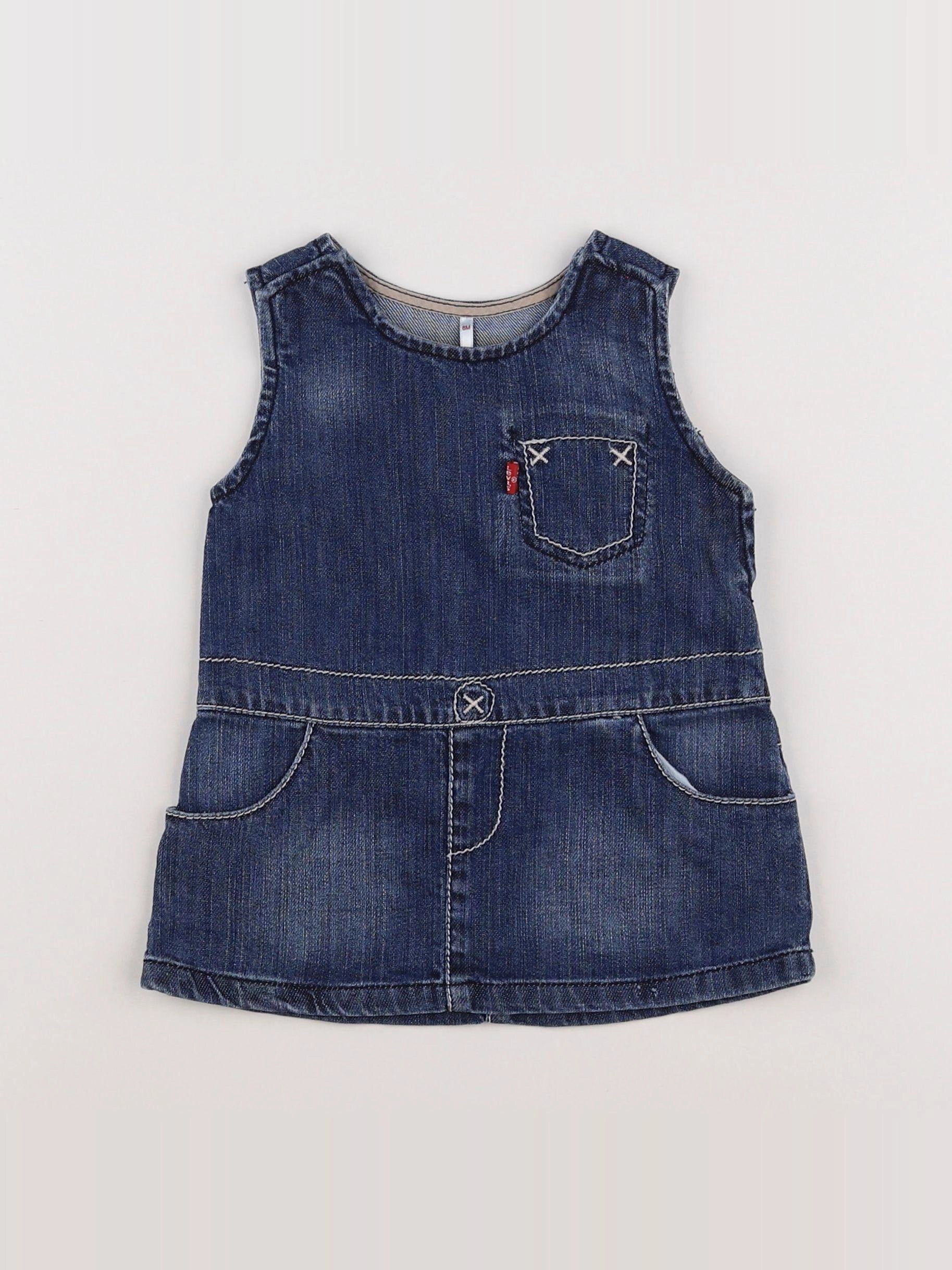 Levi's - robe bleu - 6 mois