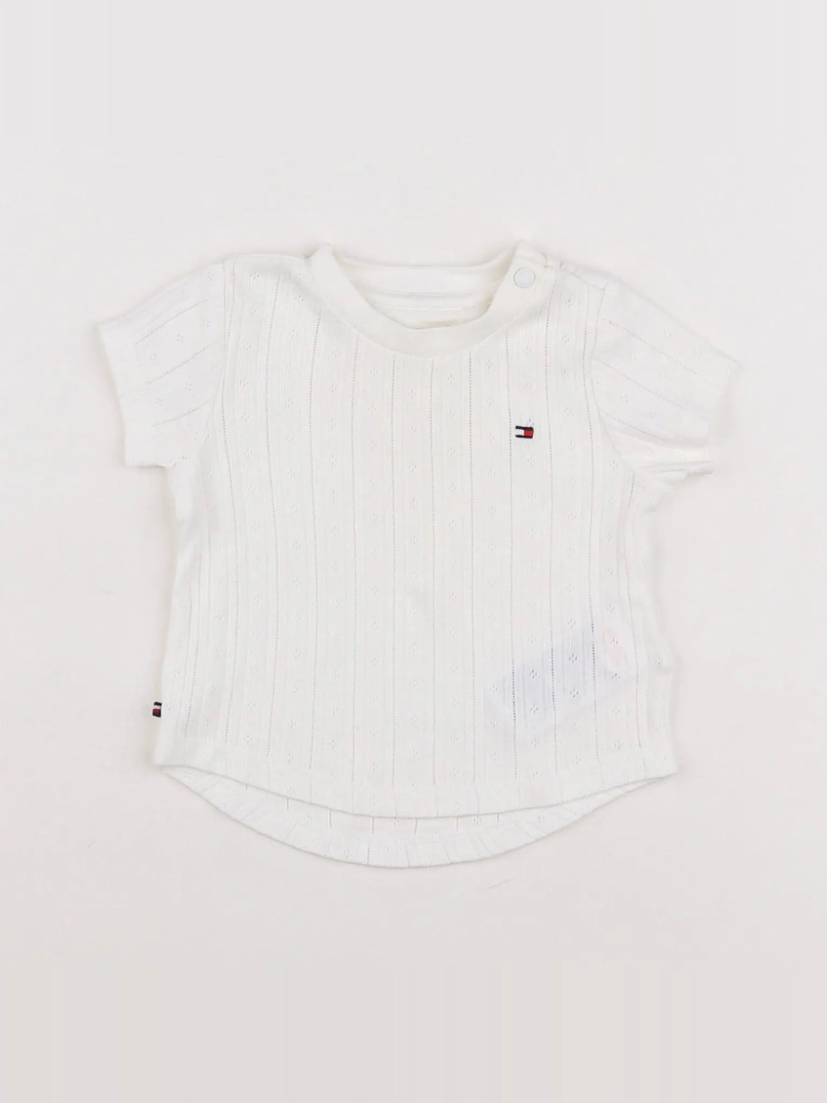 Tommy Hilfiger - tee-shirt blanc - 0/3 mois
