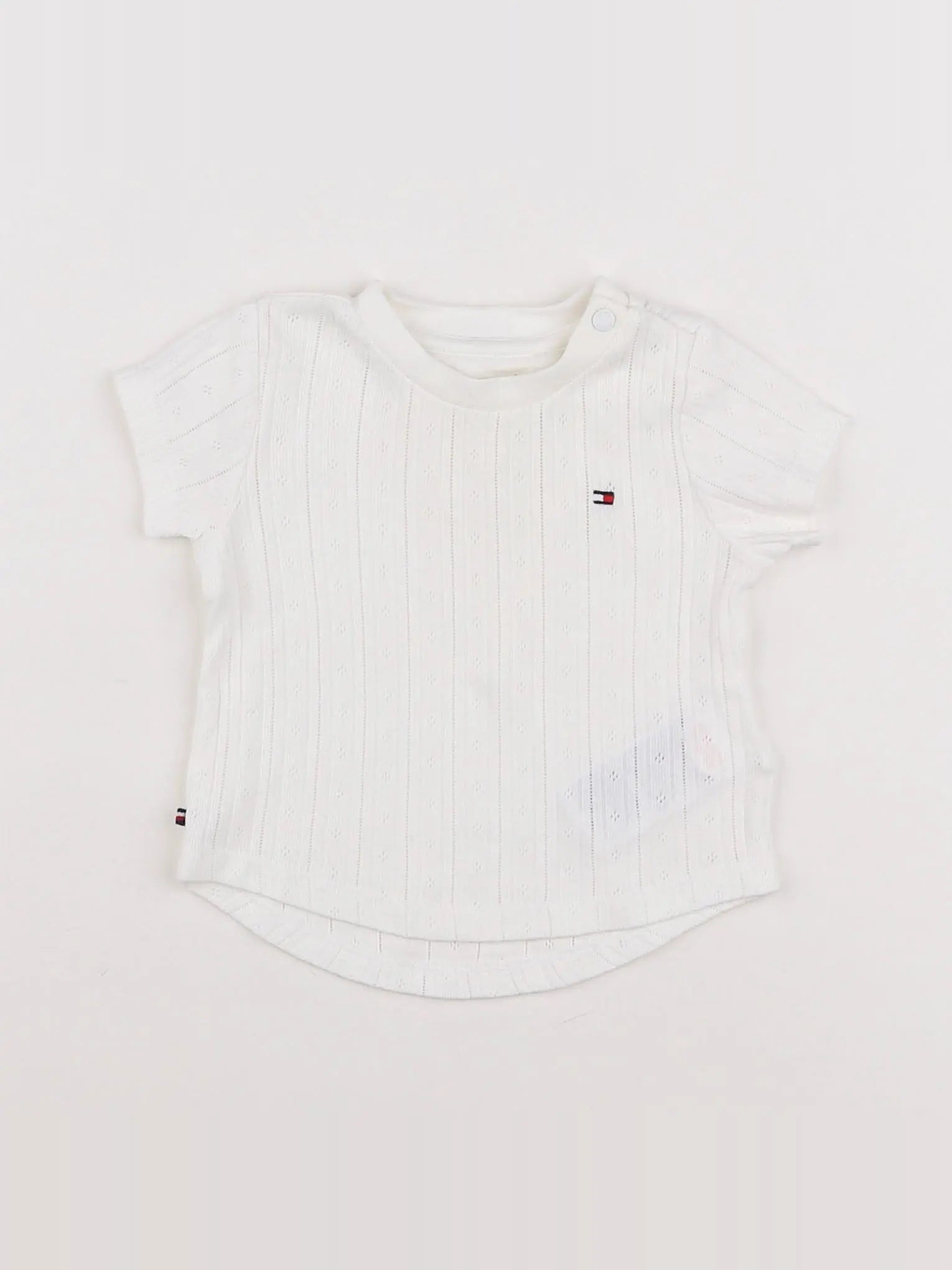 Tommy Hilfiger - tee-shirt blanc - 0/3 mois