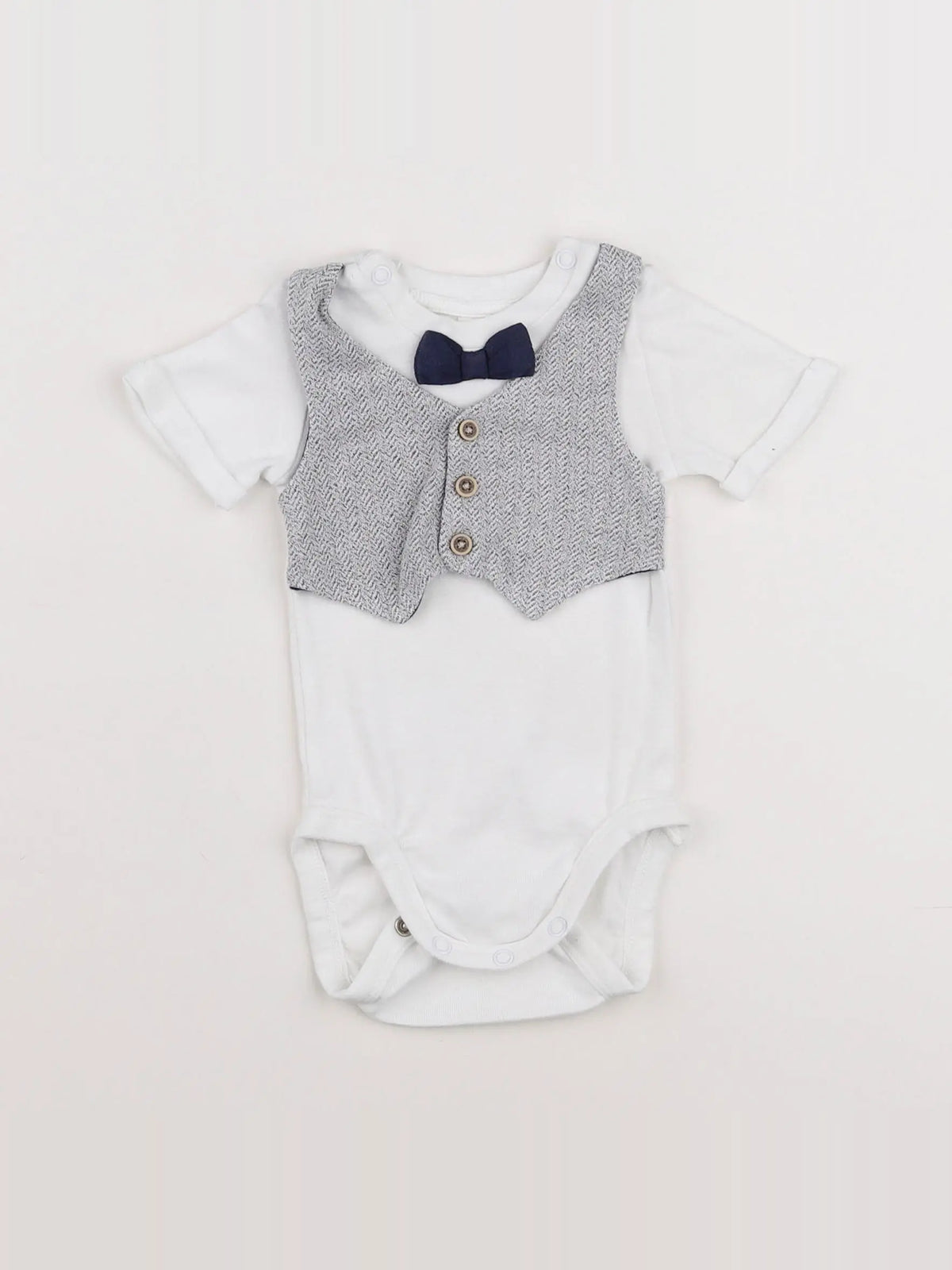 H&M - body blanc - 3 mois