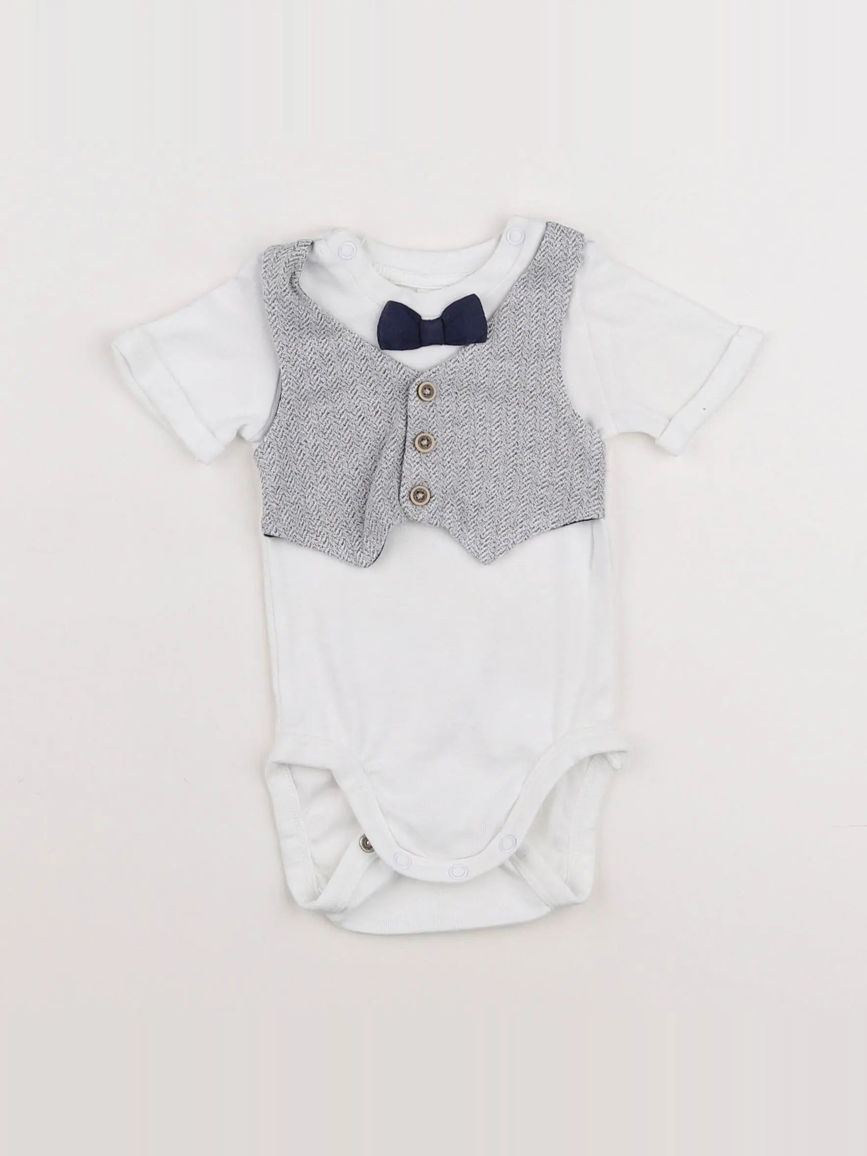 H&M - body blanc - 3 mois