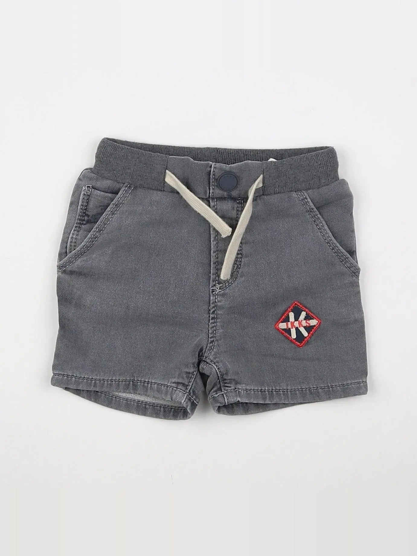 IKKS - short gris - 6 mois