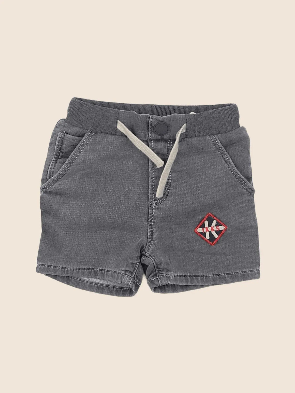 IKKS - short gris - 6 mois