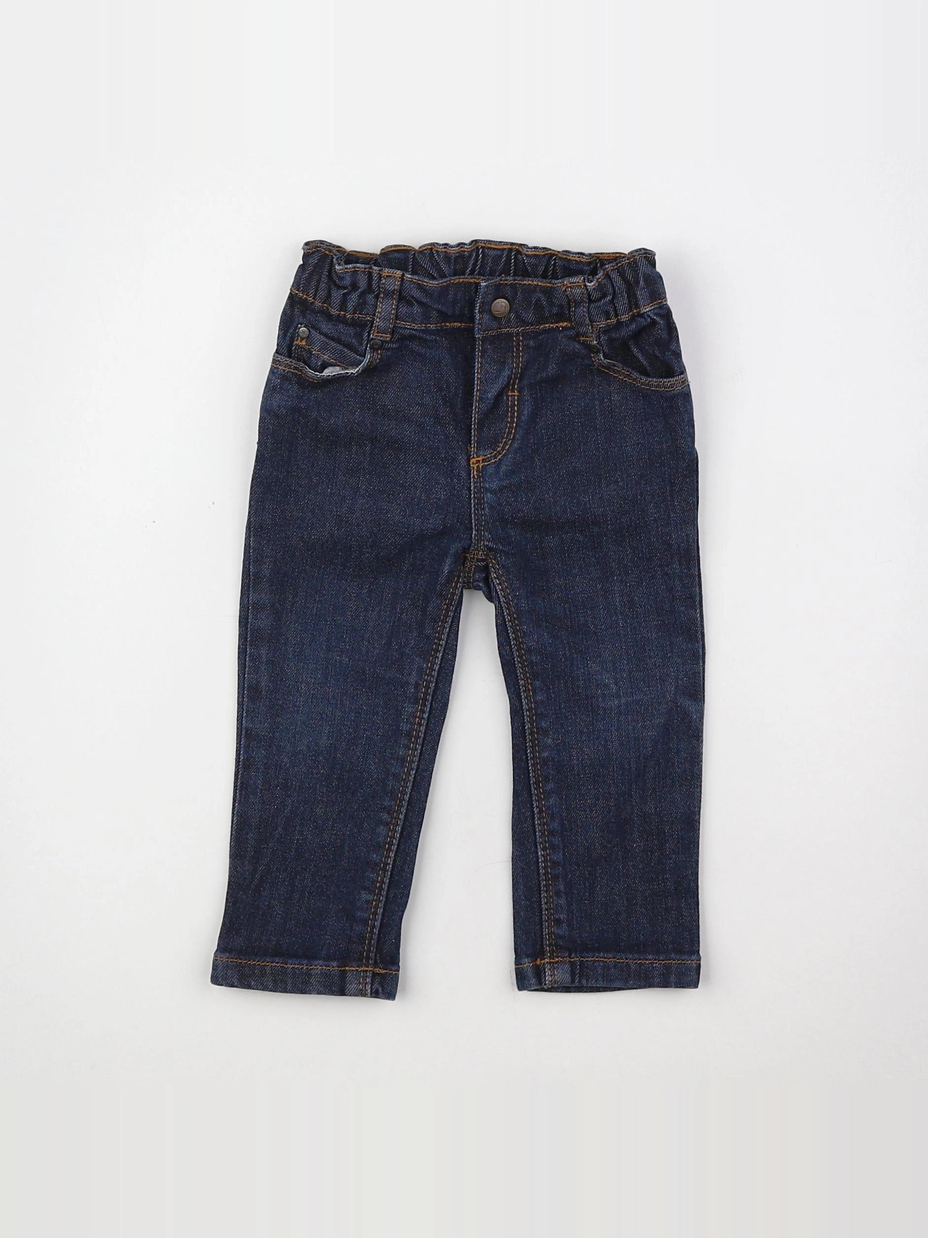 Petit Bateau - jean bleu - 12 mois