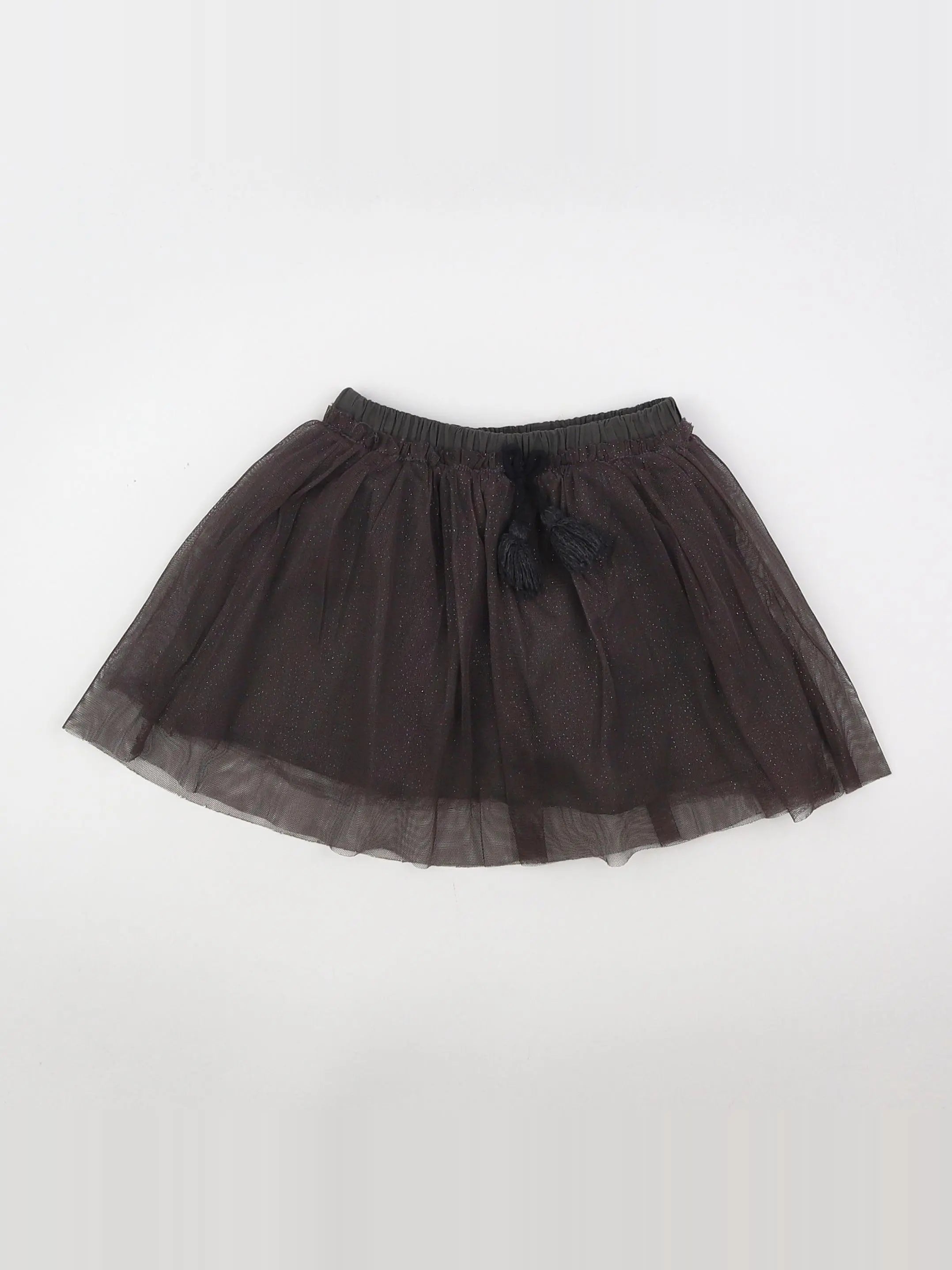 Zara - jupe marron, noir - 2/3 ans
