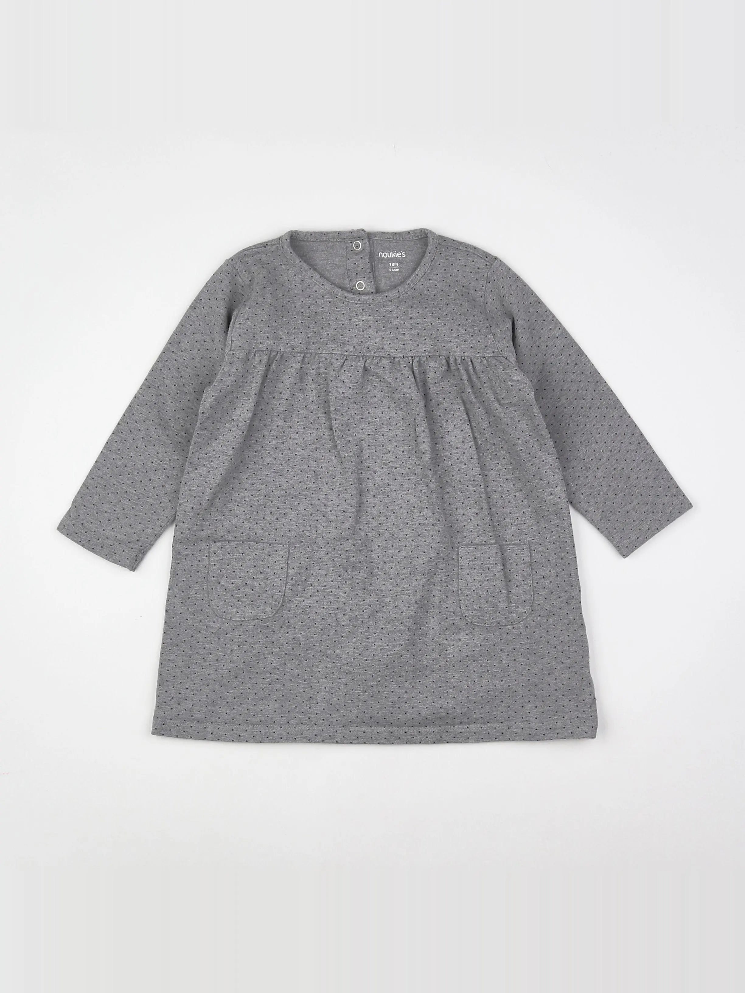 Noukie's - robe gris - 18 mois
