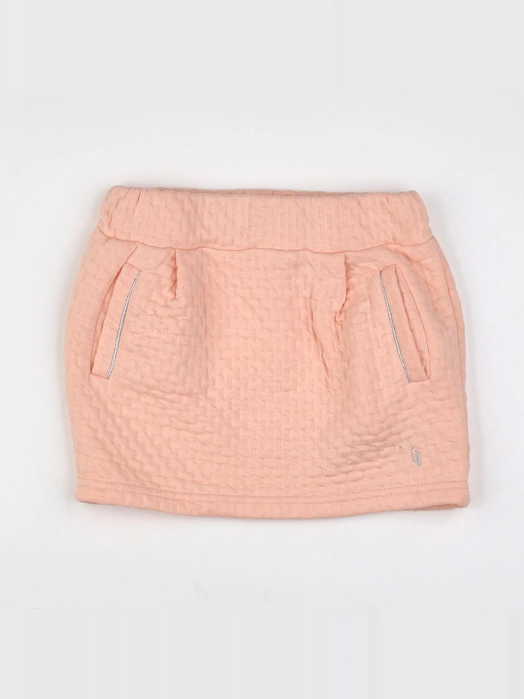 Carrément Beau - jupe orange, argent - 5 ans