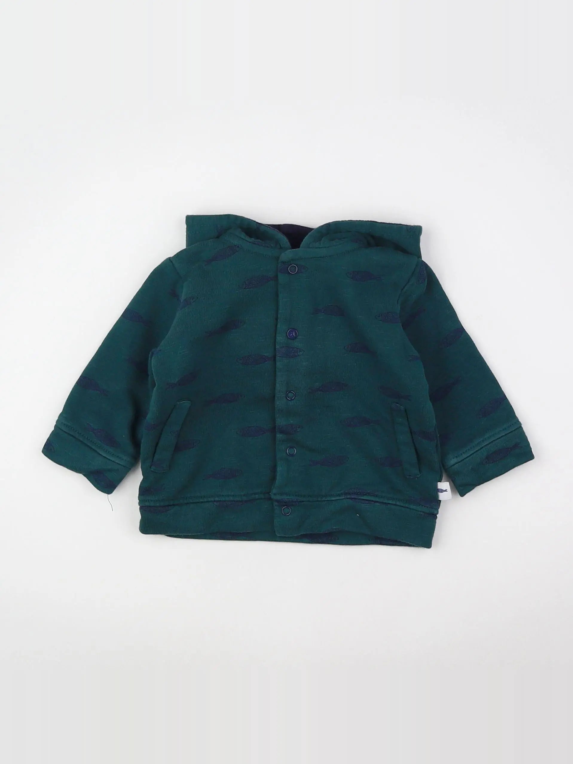 Absorba - sweat vert, bleu - 6 mois