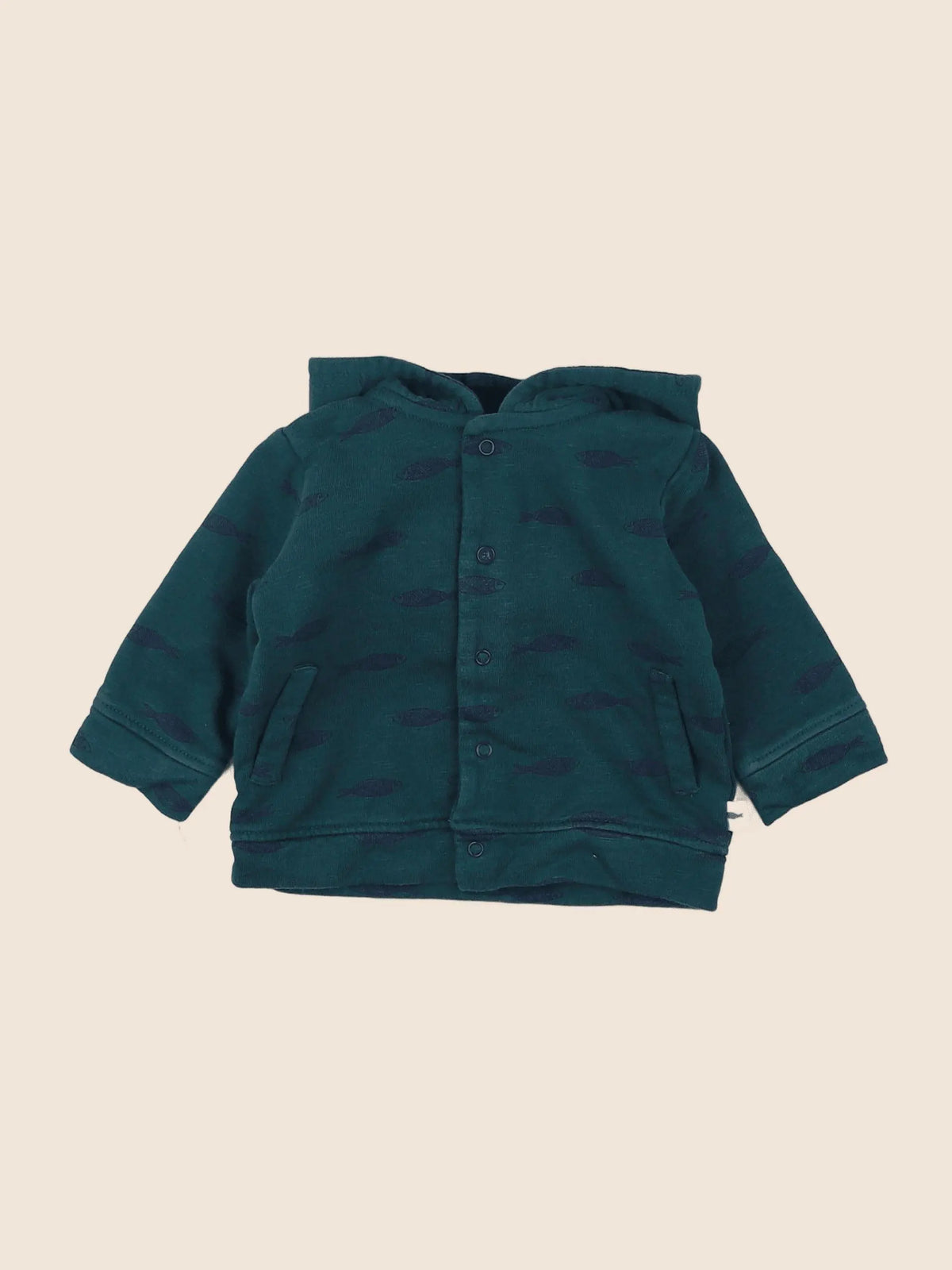 Absorba - sweat vert, bleu - 6 mois